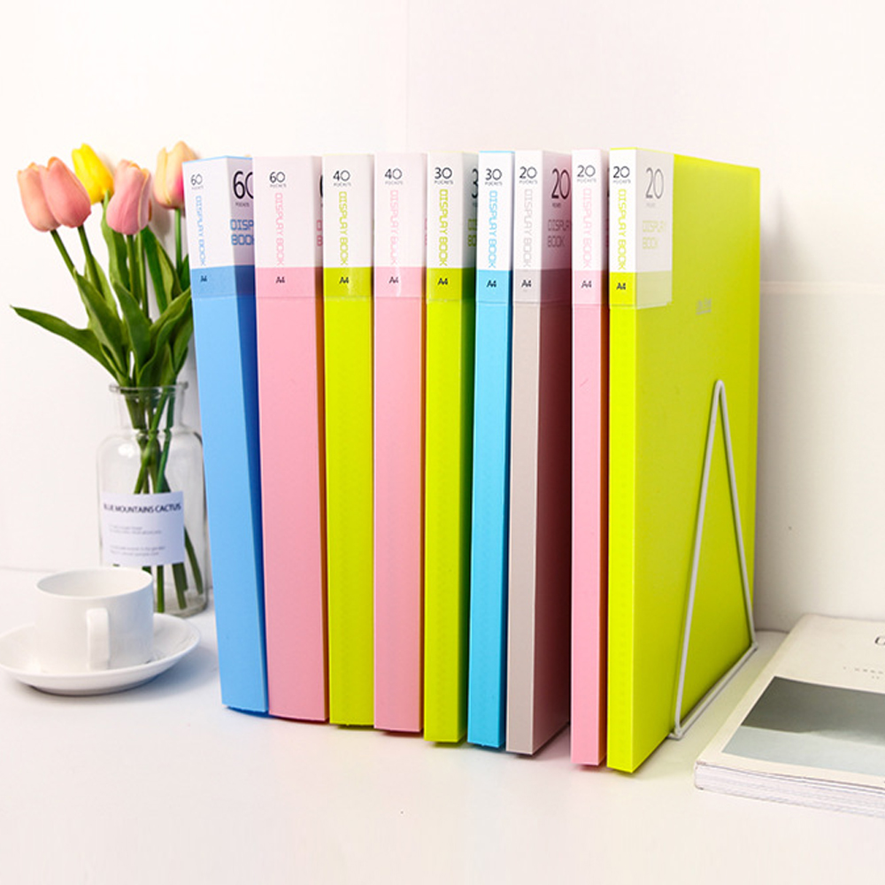 Home A4 SOFT FLEXIBLE POCKET DISPLAY FOLDER BOOK PRESENTATION FILE