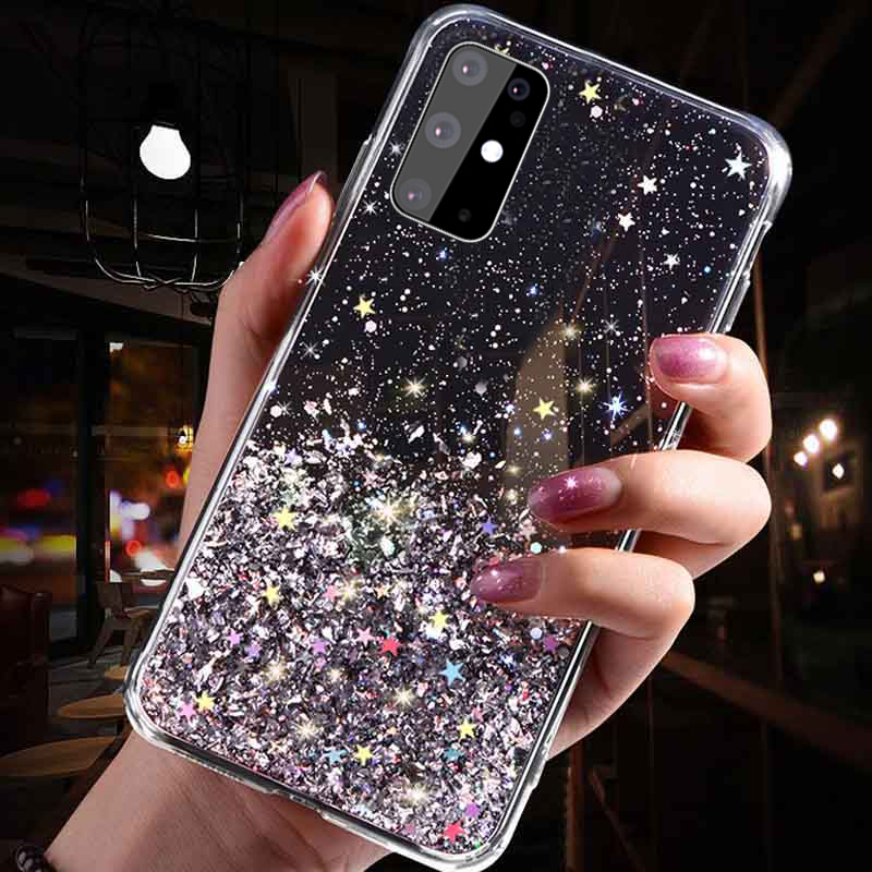 For Samsung Galaxy S Ultra S Fe A A Glitter Bling Star Soft