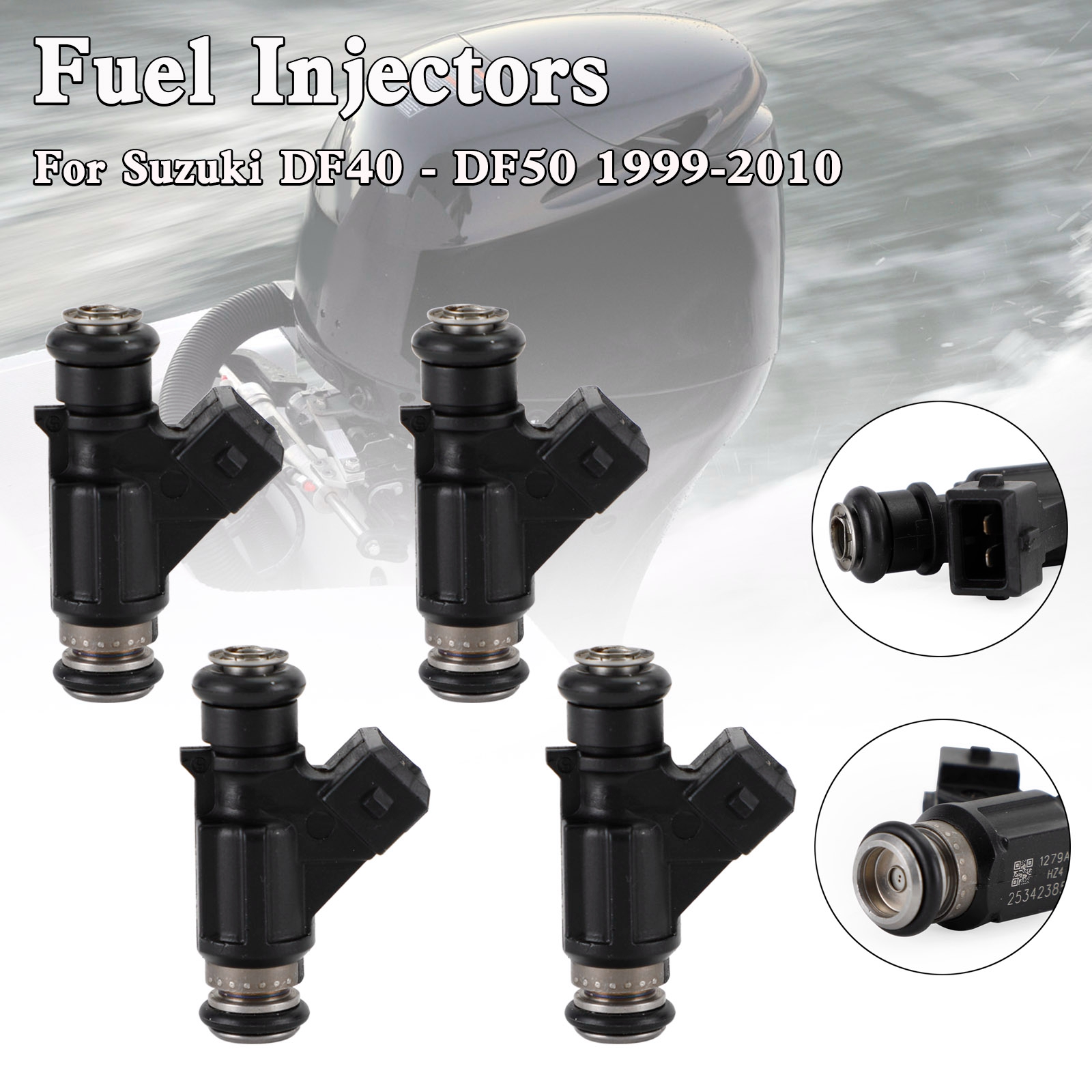 25342385 Mercury Marine EFI 4 Stroke 30 40 50 60 HP噴油嘴(4隻組）-極限超快感