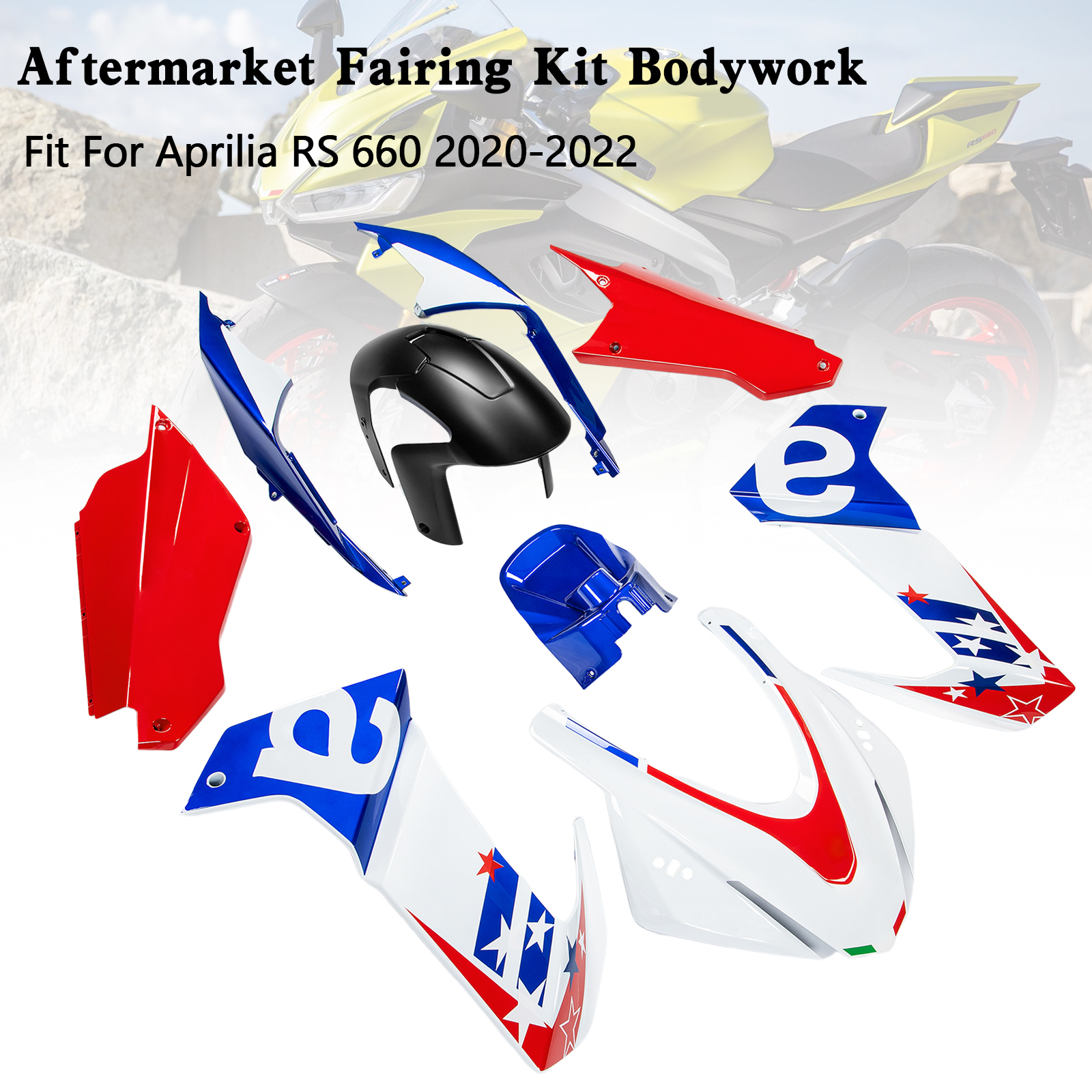 適用於 Aprilia RS 660 2020-2024 全車彩繪車殼002-極限超快感