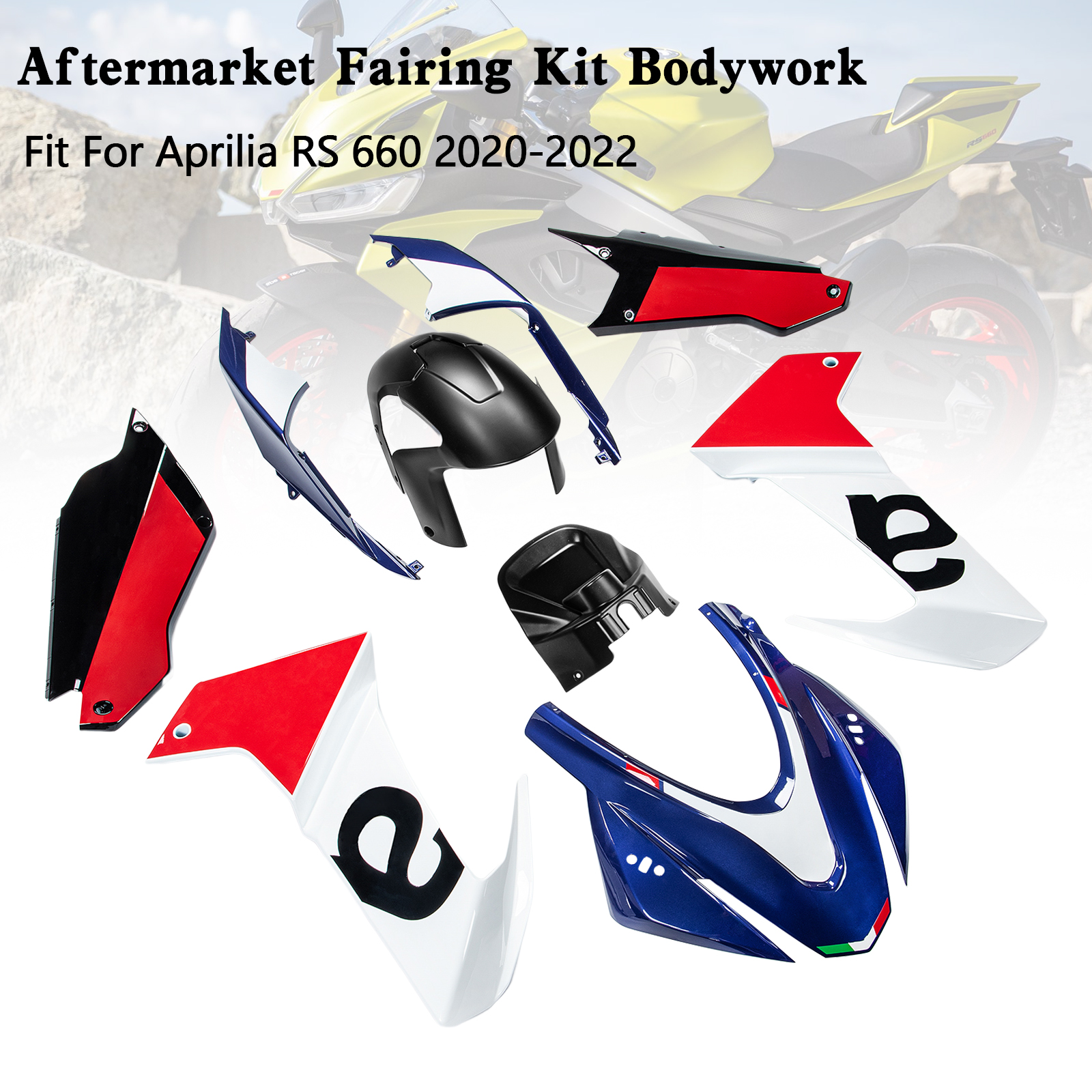 適用於 Aprilia RS 660 2020-2024 全車彩繪車殼004-極限超快感