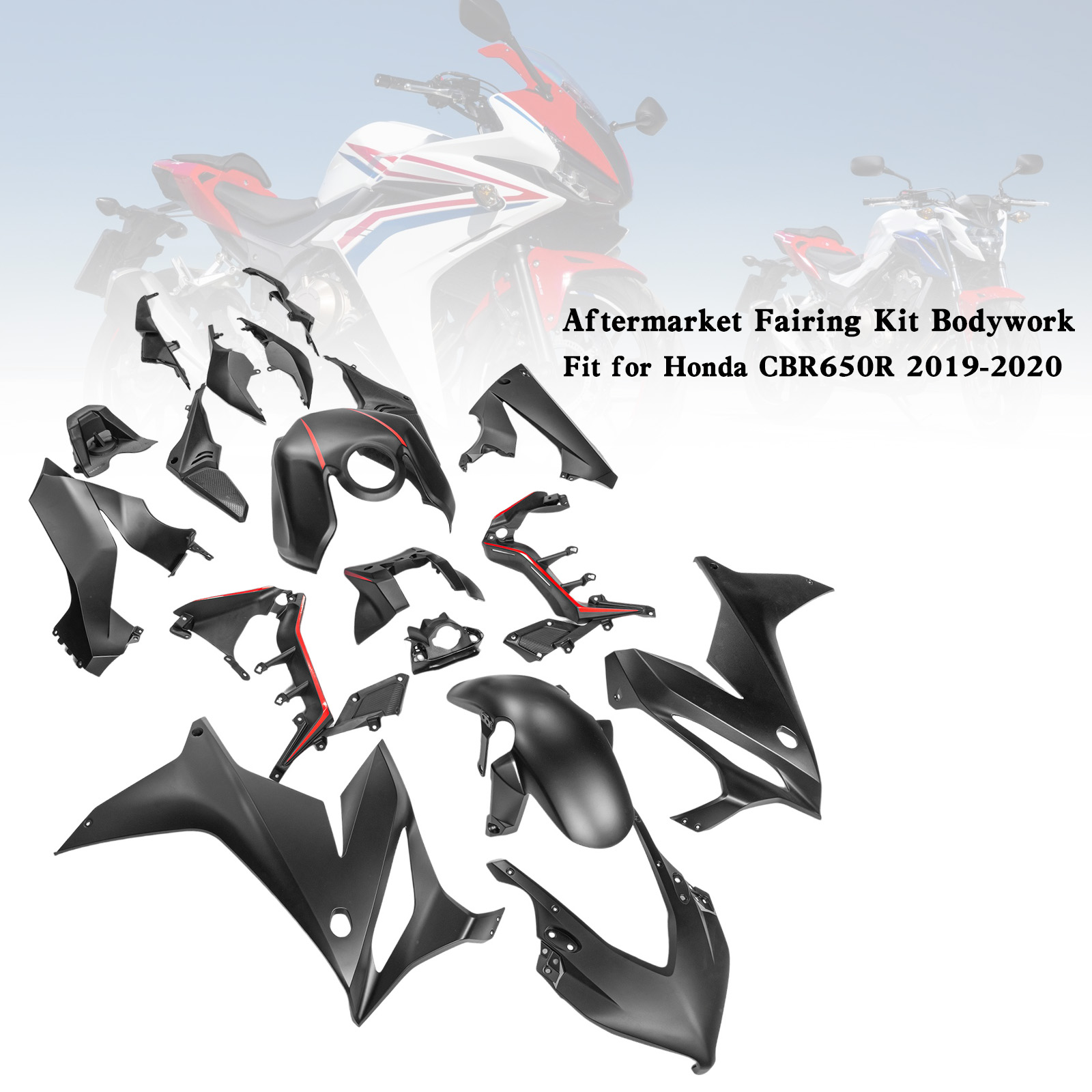 適用於 Honda CBR650R 2019-2020 全車彩繪車殼005-極限超快感