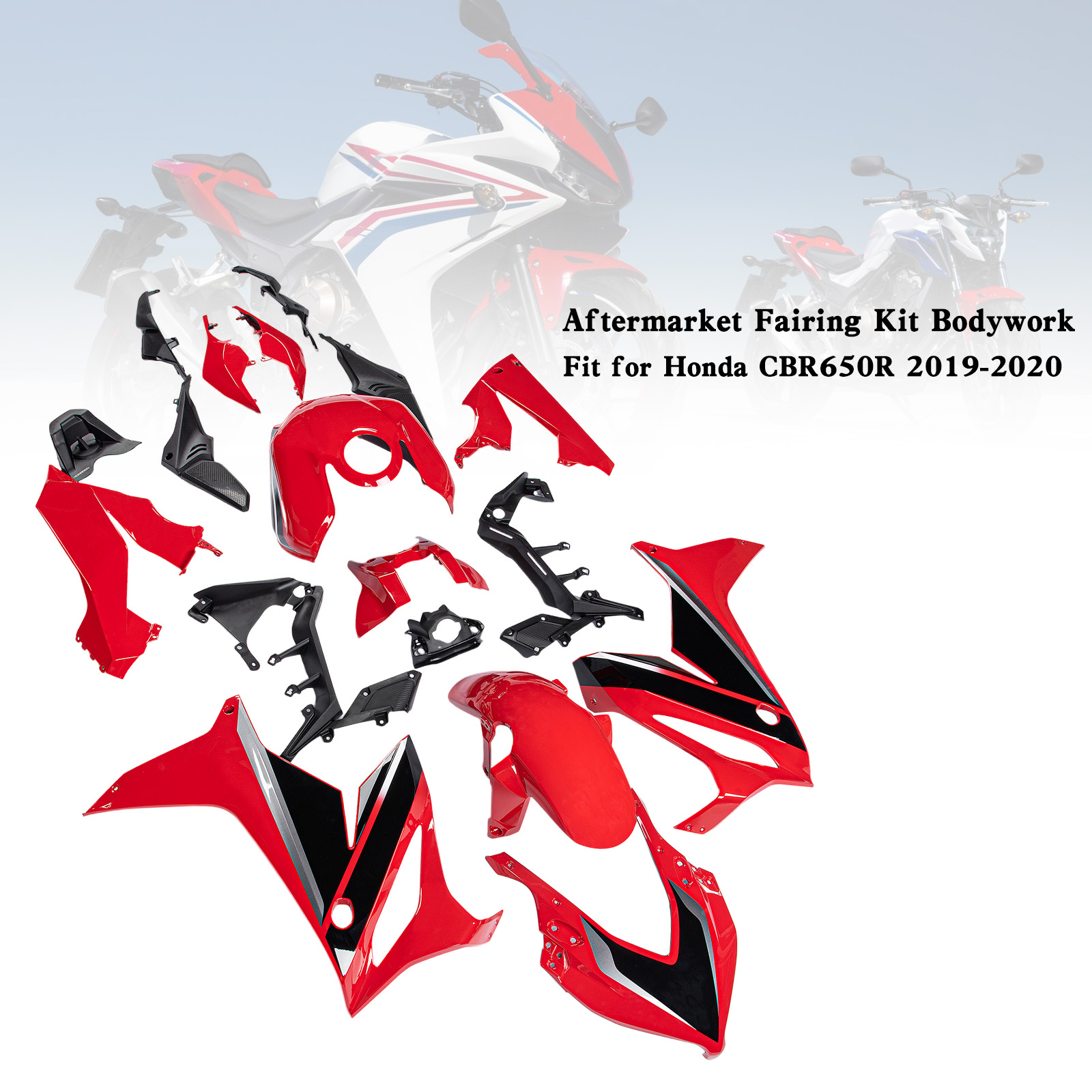 適用於 Honda CBR650R 2019-2020 全車彩繪車殼006-極限超快感