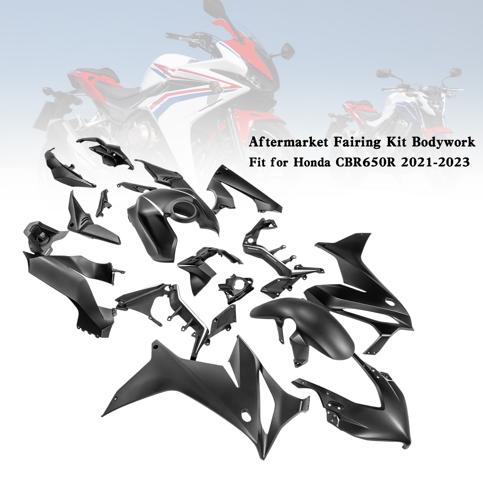 適用於 Honda CBR650R 2021-2023 全車彩繪車殼 004-極限超快感