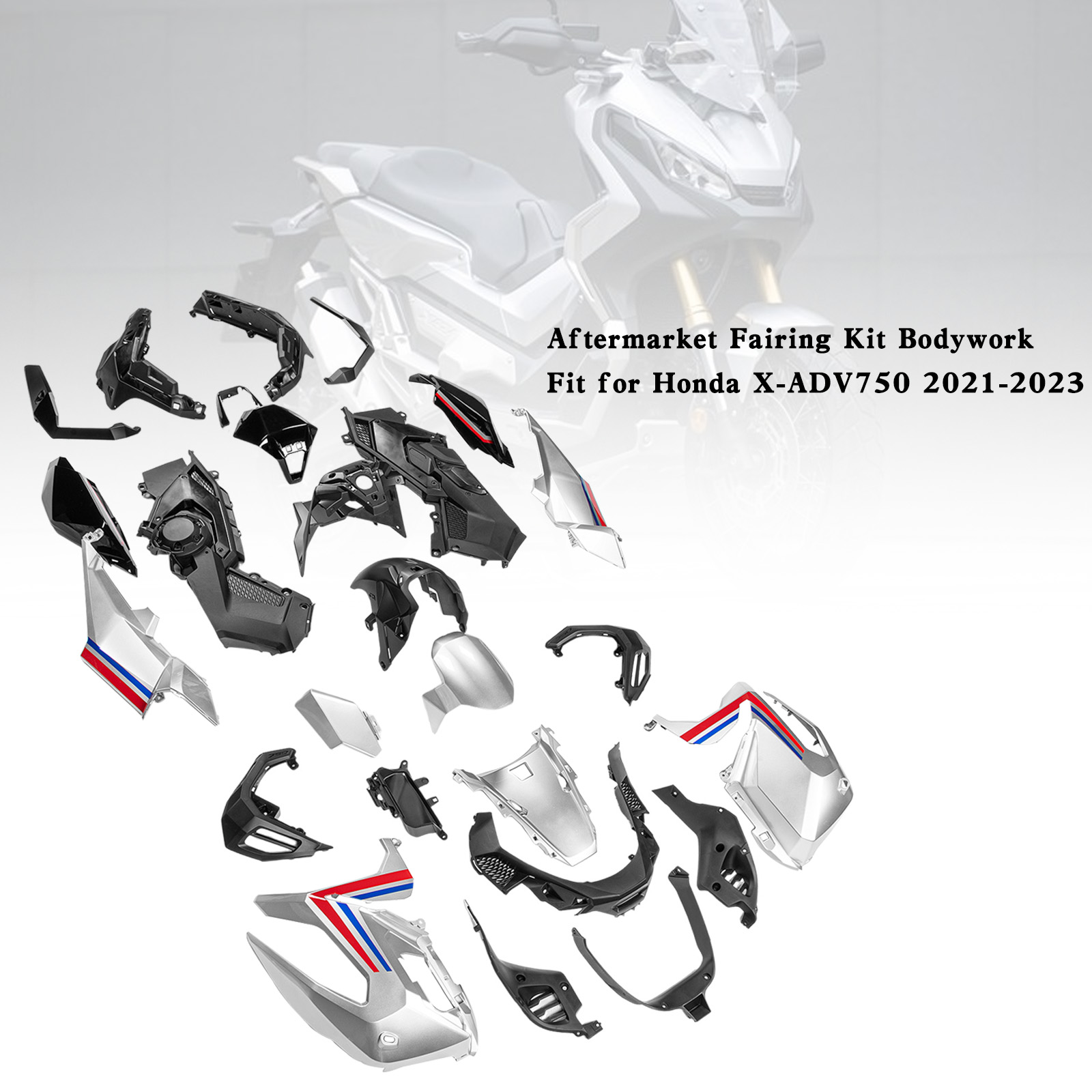 適用於 Honda X-ADV 750 XADV750 2021-2023 全車彩繪車殼002-極限超快感