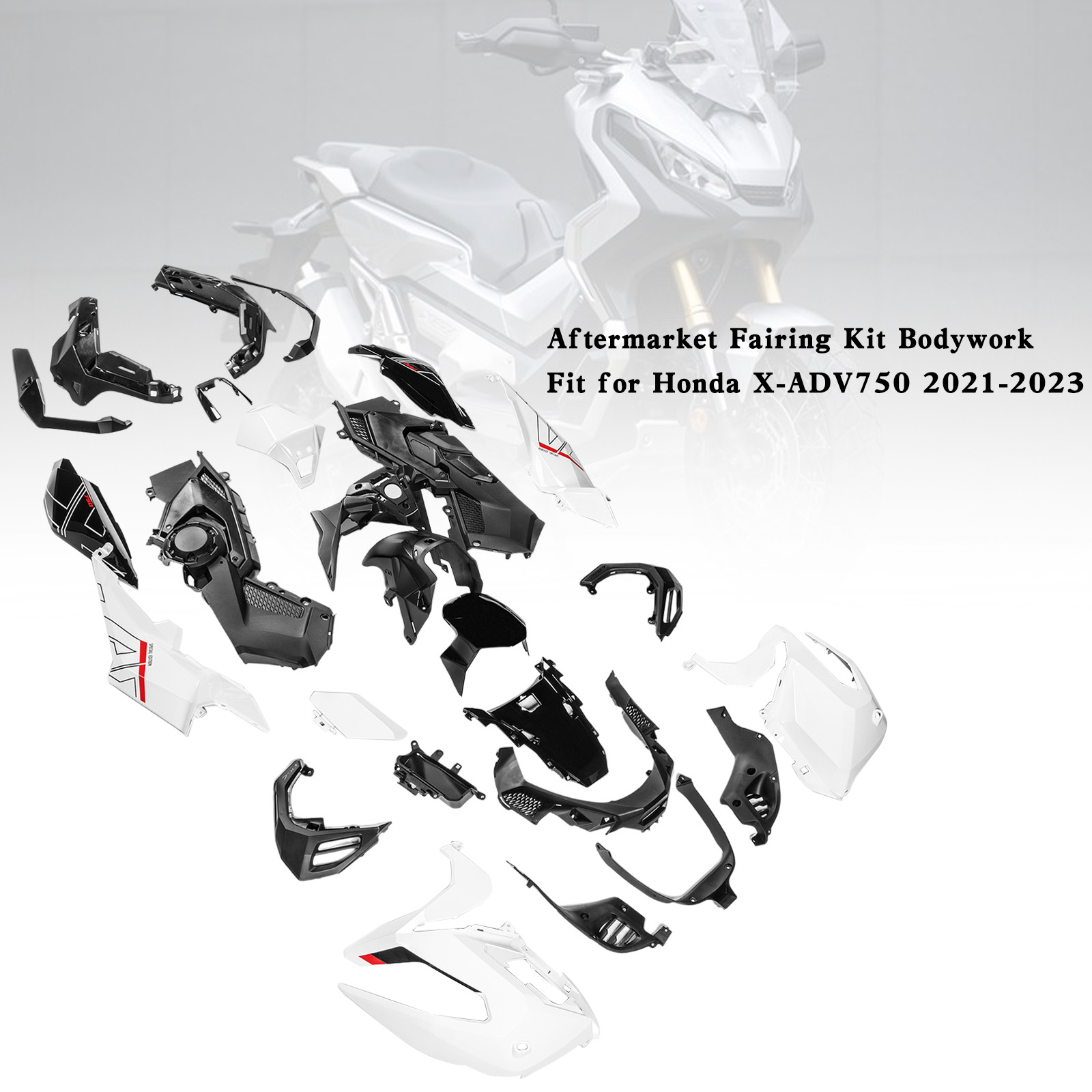 適用於 Honda X-ADV 750 XADV750 2021-2023 全車彩繪車殼003-極限超快感