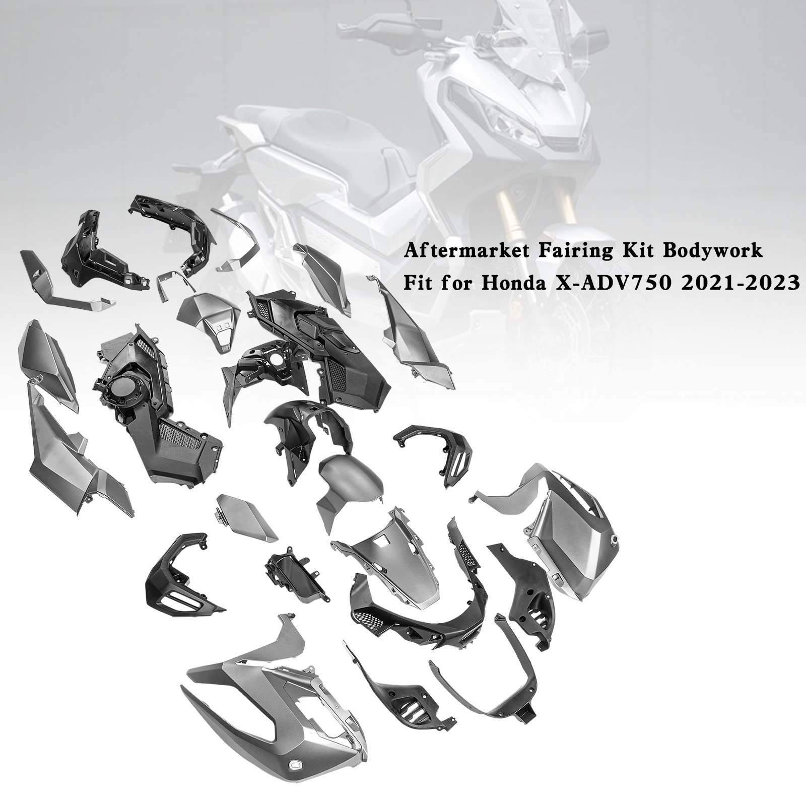 適用於 Honda X-ADV 750 XADV750 2021-2023 全車彩繪車殼004-極限超快感