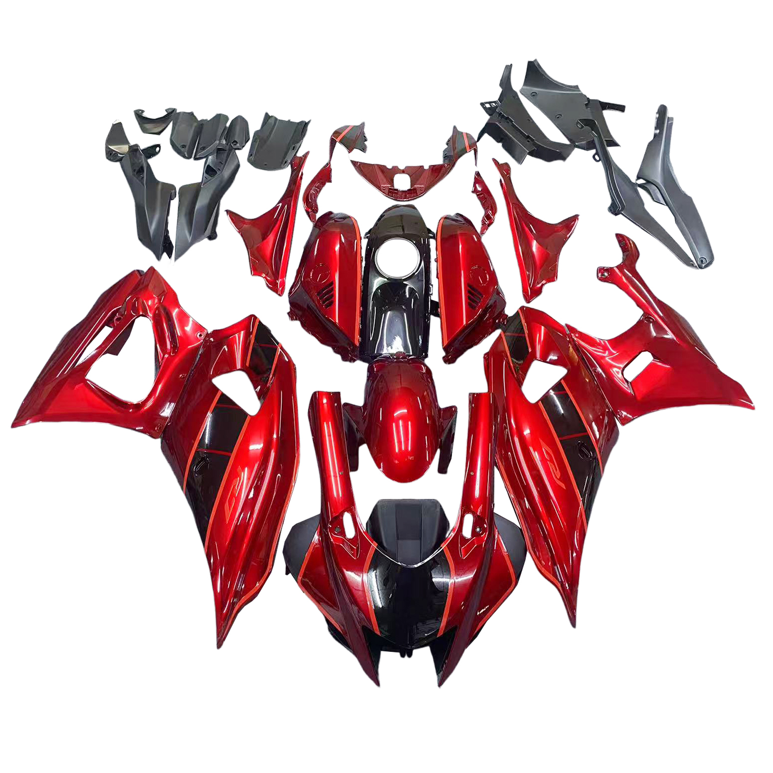 適用於Yamaha YZF-R7 21-25全車彩繪車殼126-極限超快感