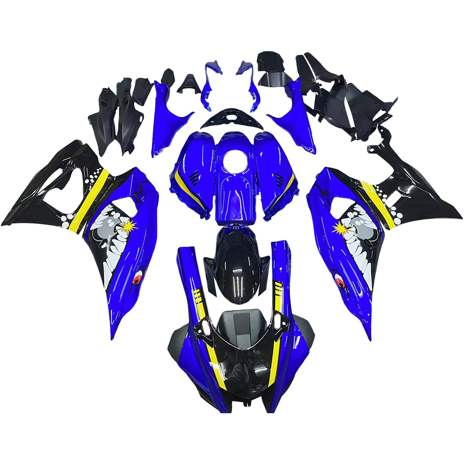 適用於Yamaha YZF-R7 21-25全車彩繪車殼129-極限超快感