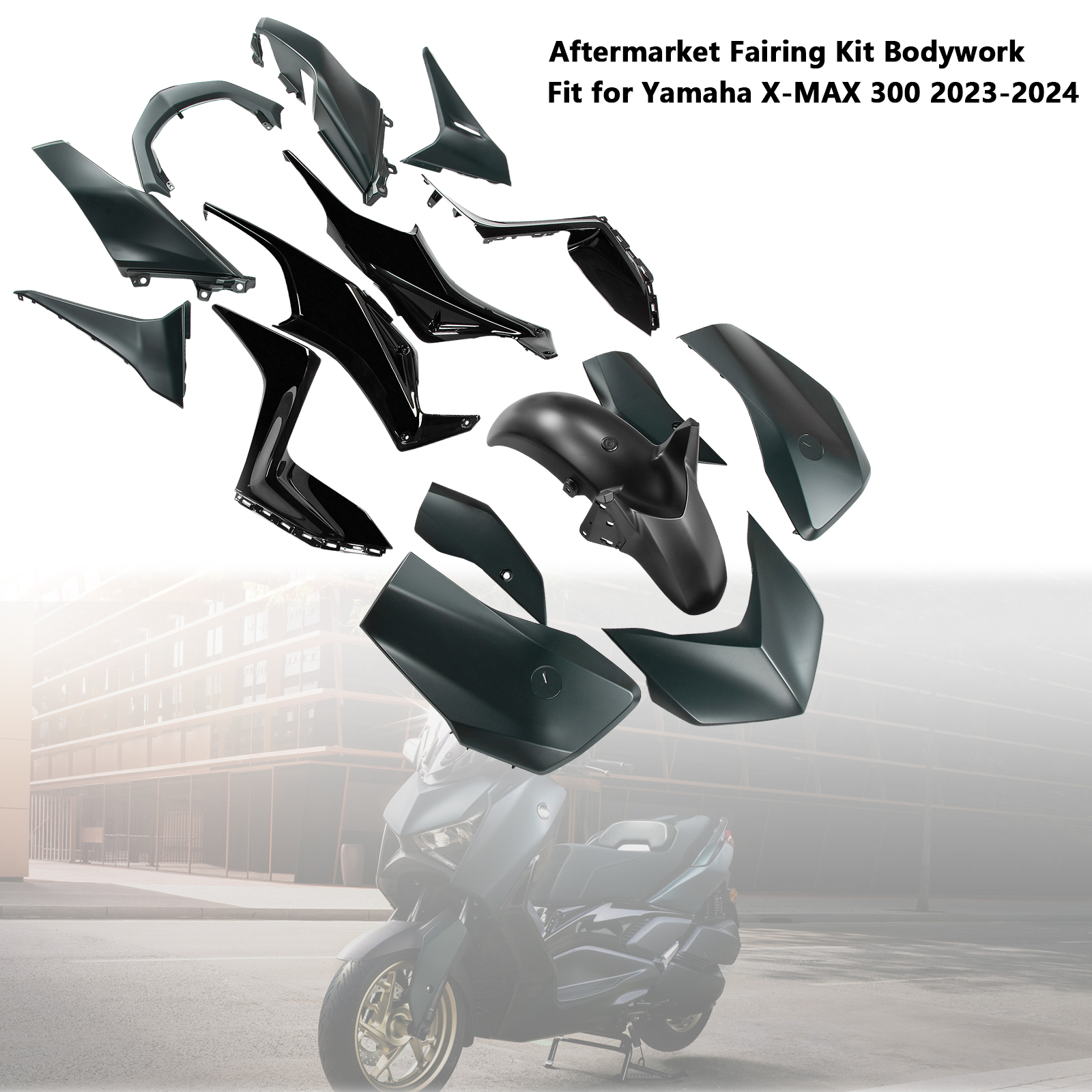 適用於 Yamaha X-MAX 300 XMAX 2023-2024 全車彩繪車殼 002-極限超快感