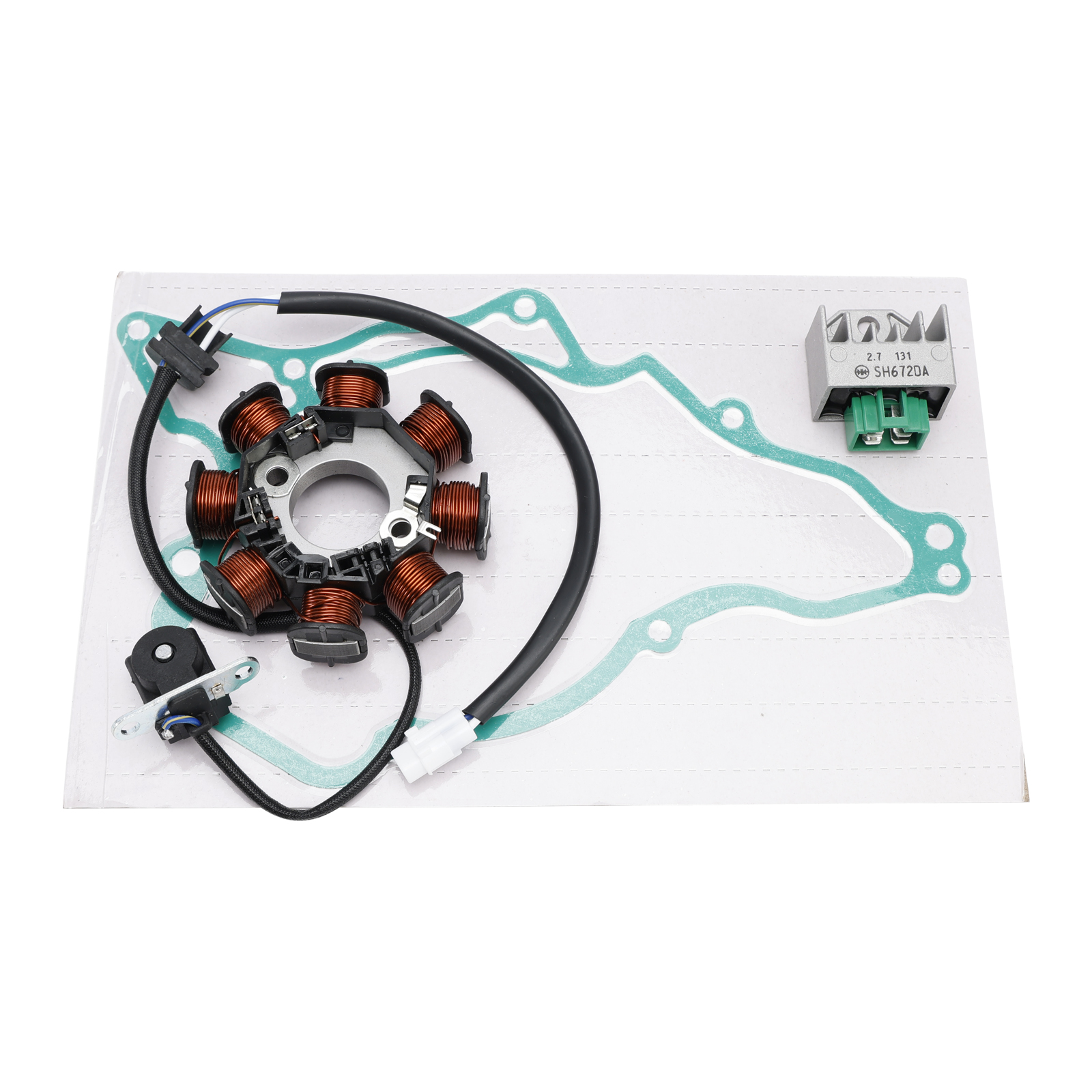Kawasaki KLX110 KLX110L 2010-2024專用電盤+整流器+墊片組-極限超快感