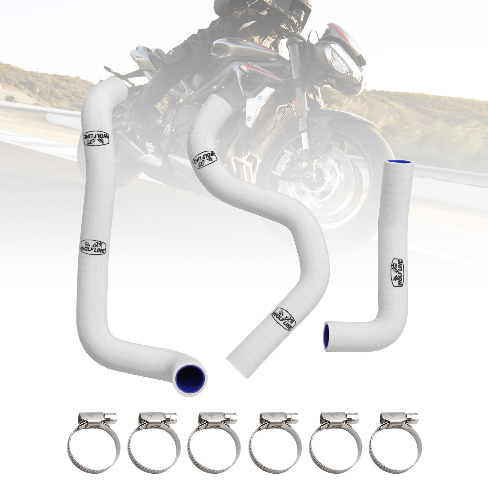 Triumph Street Triple 765 R RS 2020-2022專用矽膠水管-極限超快感