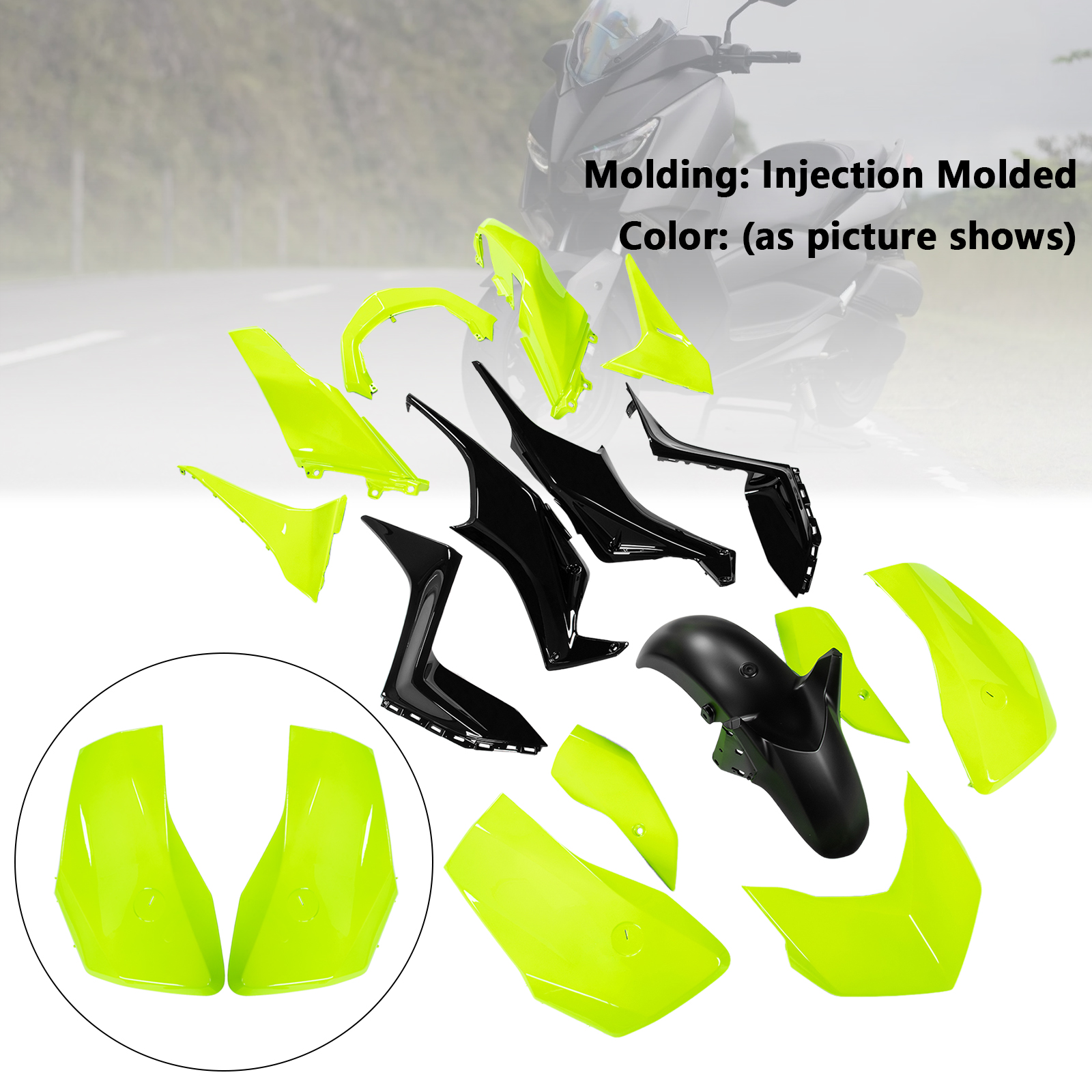 適用於 Yamaha X-MAX 300 XMAX 2023-2024 全車彩繪車殼 061-極限超快感