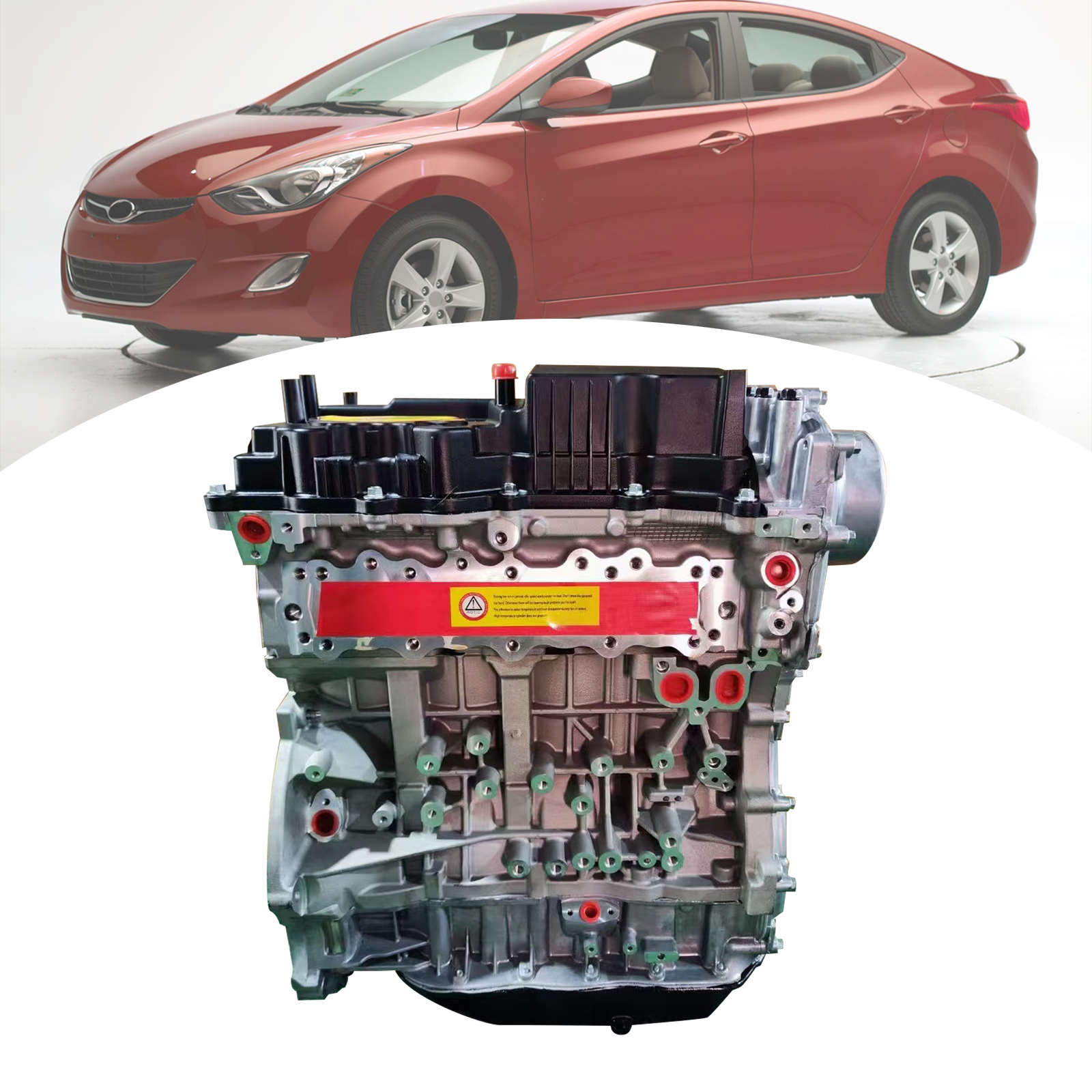 G4KH引擎發動機總成適用於Hyundai Santa Fe Turbo Engine 2.0L 4 Cylinder 2013-2016
