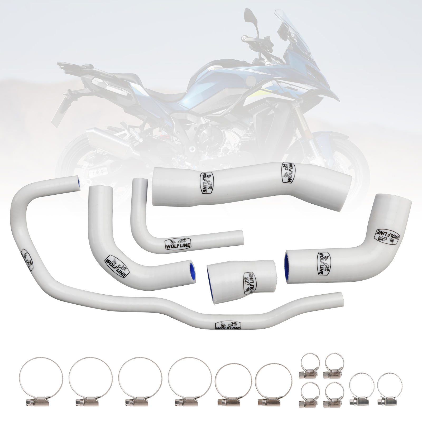 清倉 BMW S1000XR 2021-2024專用矽膠水管-極限超快感