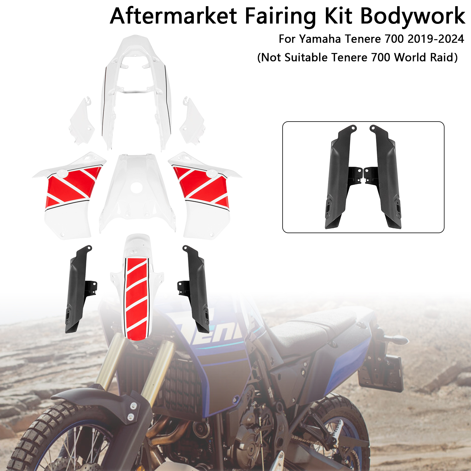 適用於 Yamaha Tenere 700 2019-2024 全車彩繪車殼 001-極限超快感