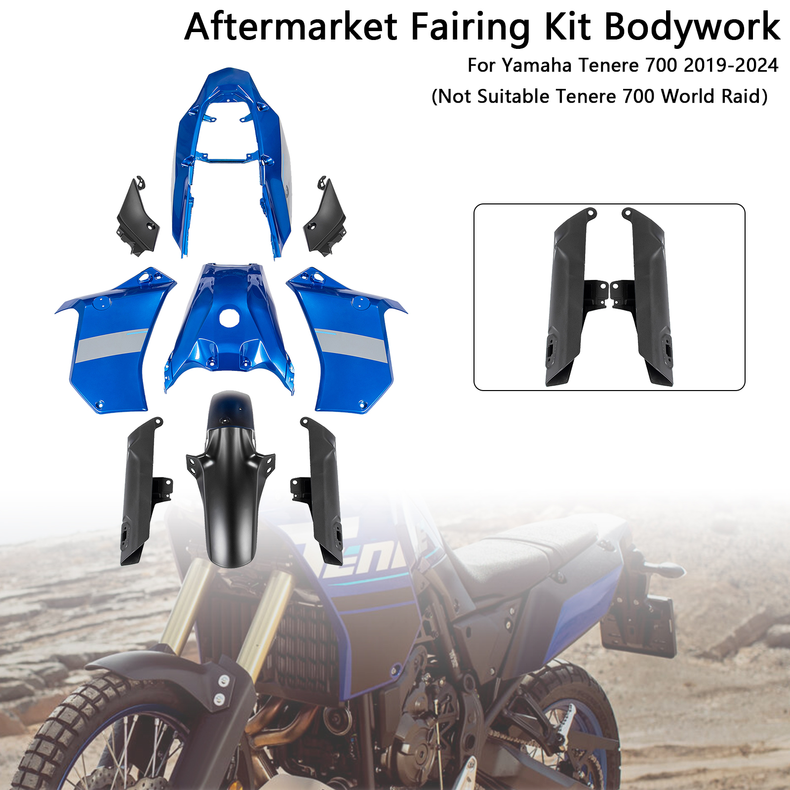適用於 Yamaha Tenere 700 2019-2024 全車彩繪車殼 002-極限超快感