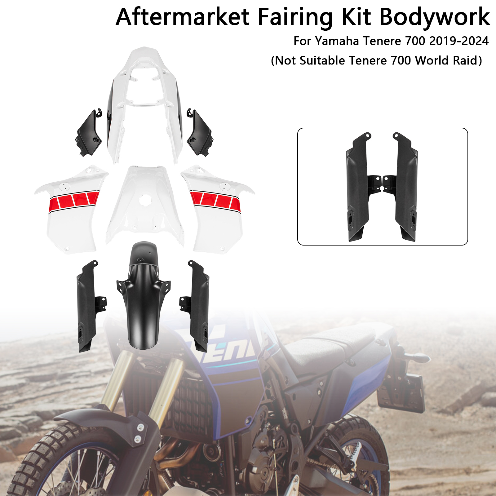適用於 Yamaha Tenere 700 2019-2024 全車彩繪車殼 003-極限超快感