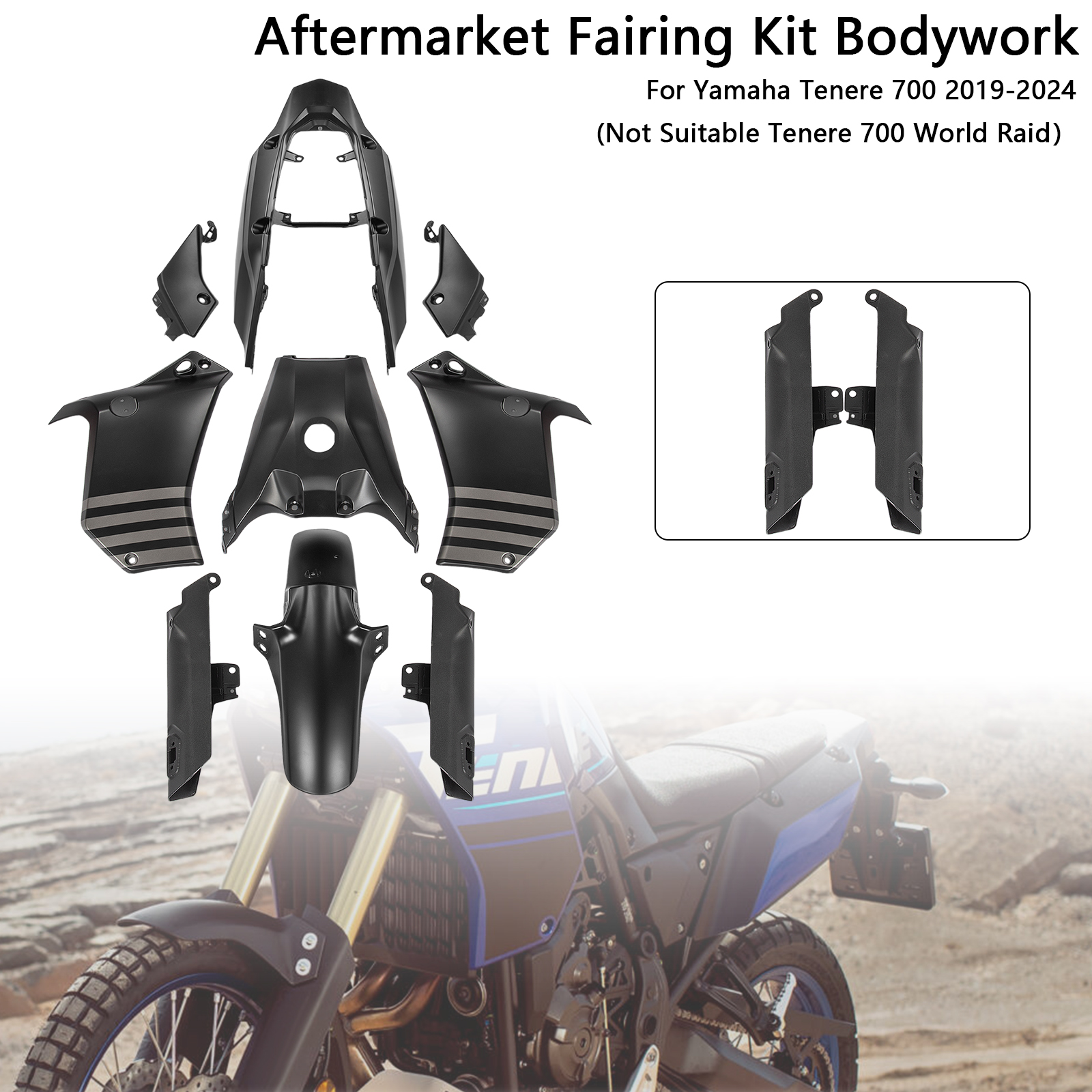 適用於 Yamaha Tenere 700 2019-2024 全車彩繪車殼 004-極限超快感