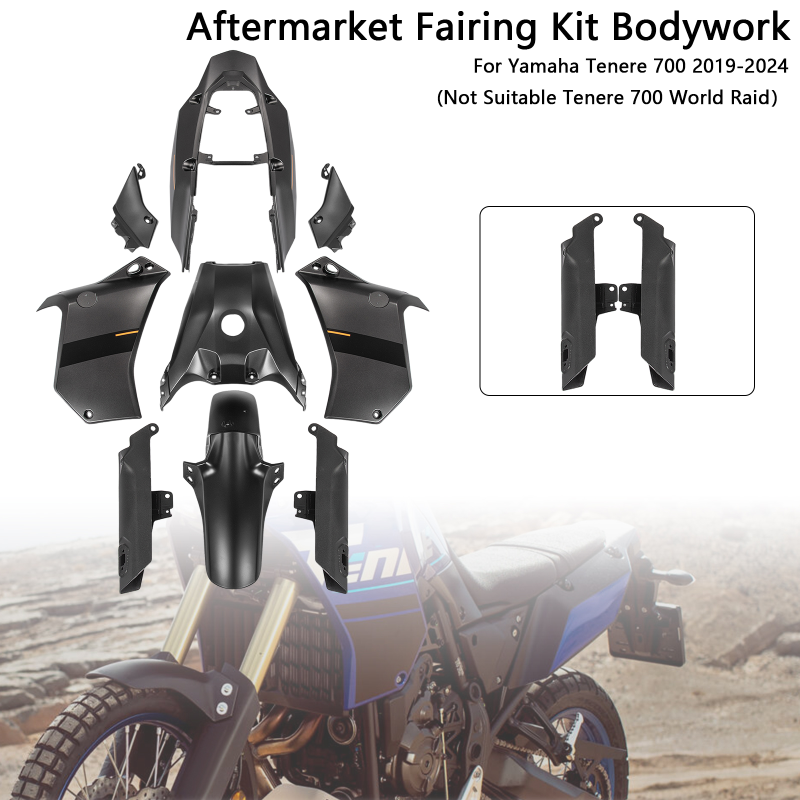 適用於 Yamaha Tenere 700 2019-2024 全車彩繪車殼 005-極限超快感