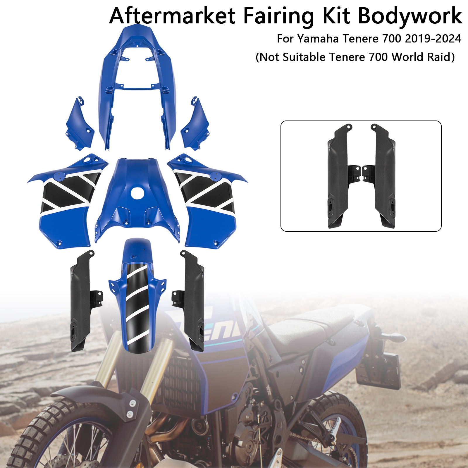 適用於 Yamaha Tenere 700 2019-2024 全車彩繪車殼 006-極限超快感