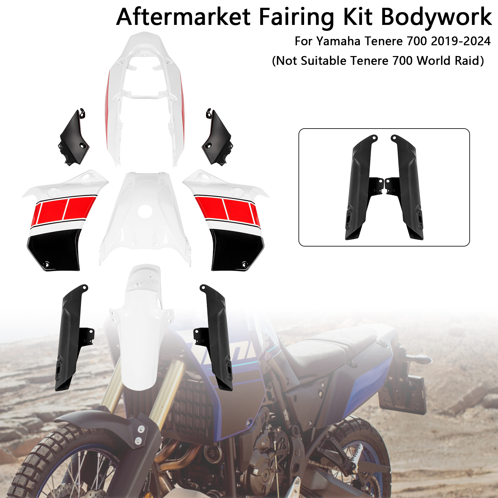 適用於 Yamaha Tenere 700 2019-2024 全車彩繪車殼 008-極限超快感