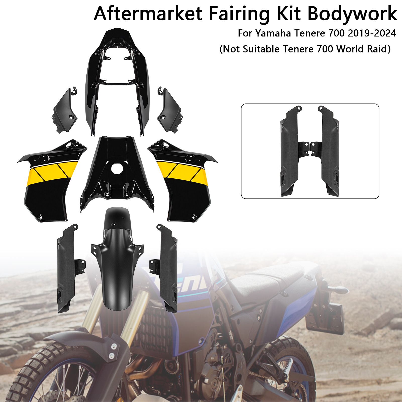 適用於 Yamaha Tenere 700 2019-2024 全車彩繪車殼 011-極限超快感