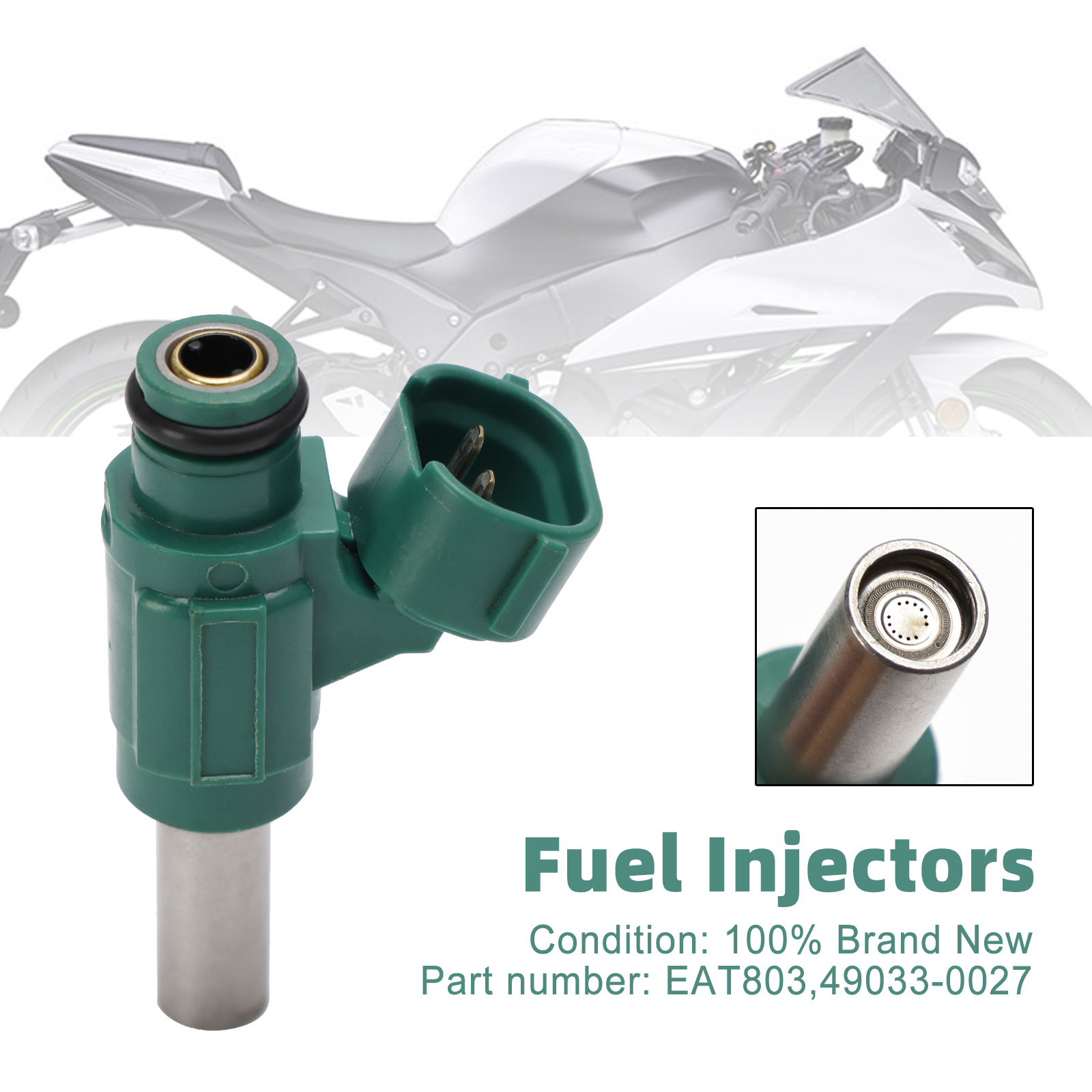 Kawasaki Ninja ZX10R ZX1000 2011-2017 EAT803 49033-0027專用噴油嘴