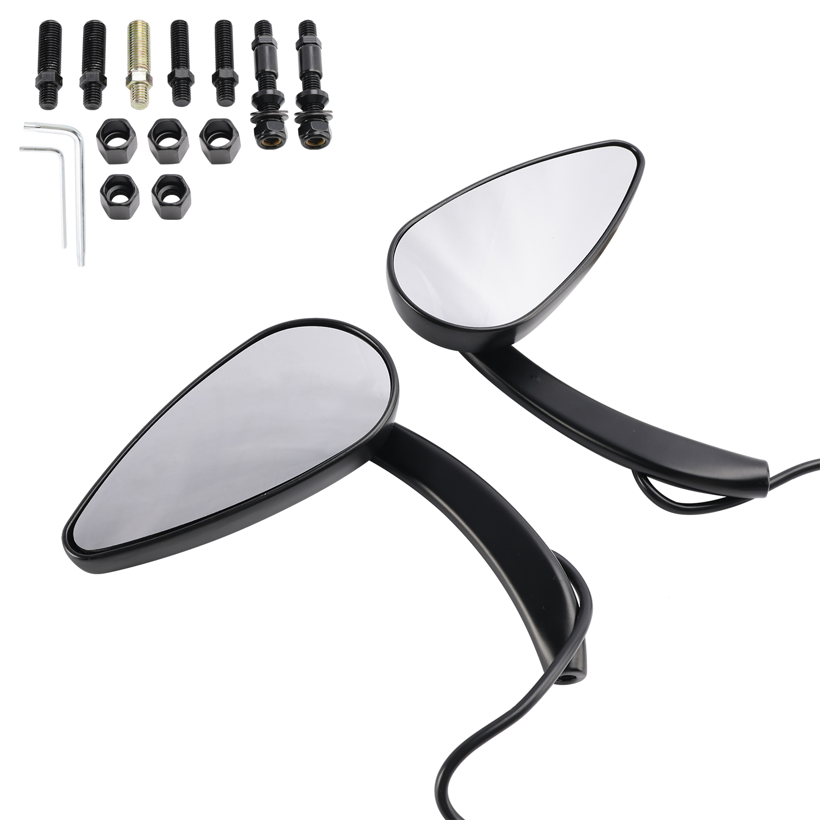 Harley Touring Softail Dyna Rocker 適用改裝照後鏡帶方向燈-極限超快感