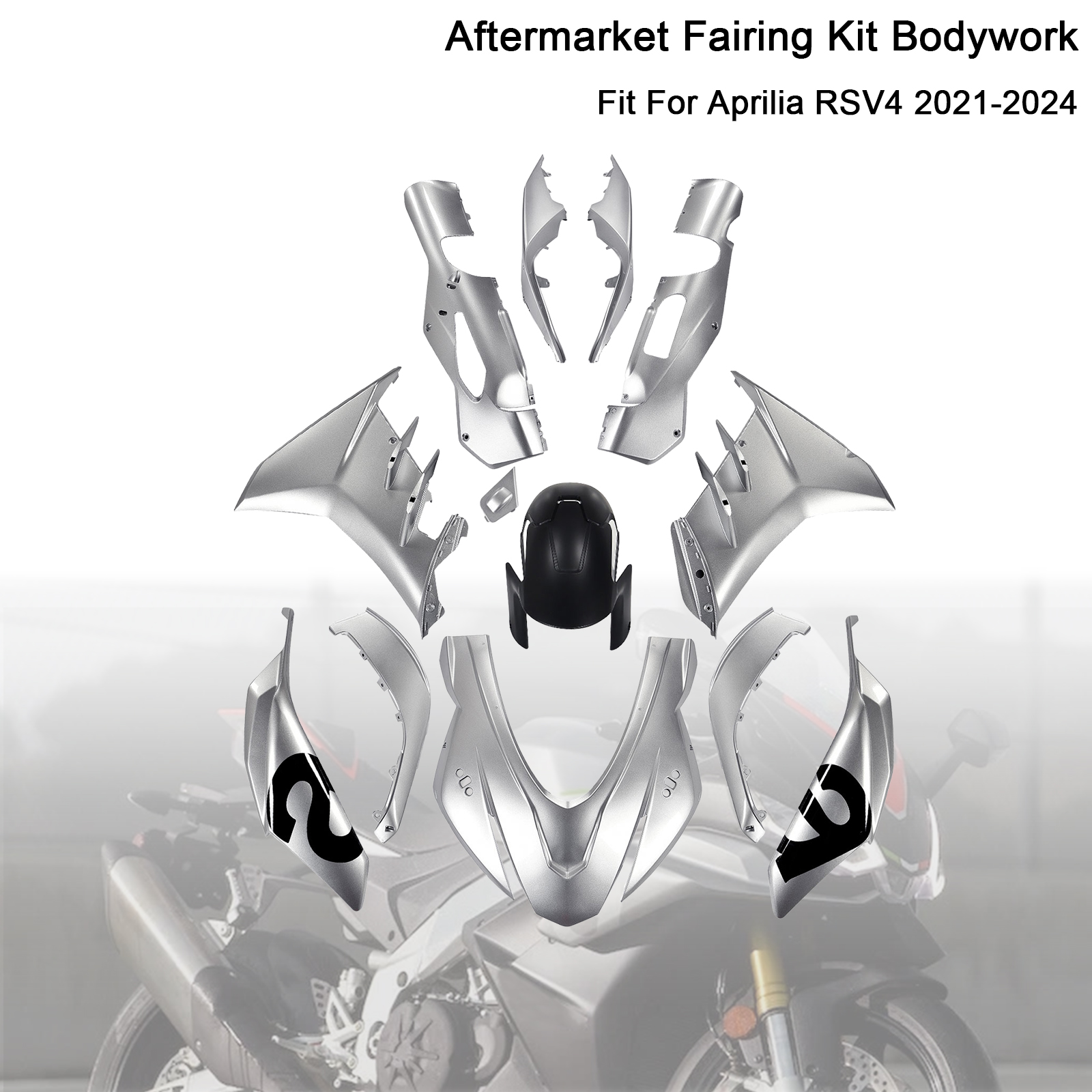 適用於 Aprilia RSV4 2021-2024 全車彩繪車殼004-極限超快感