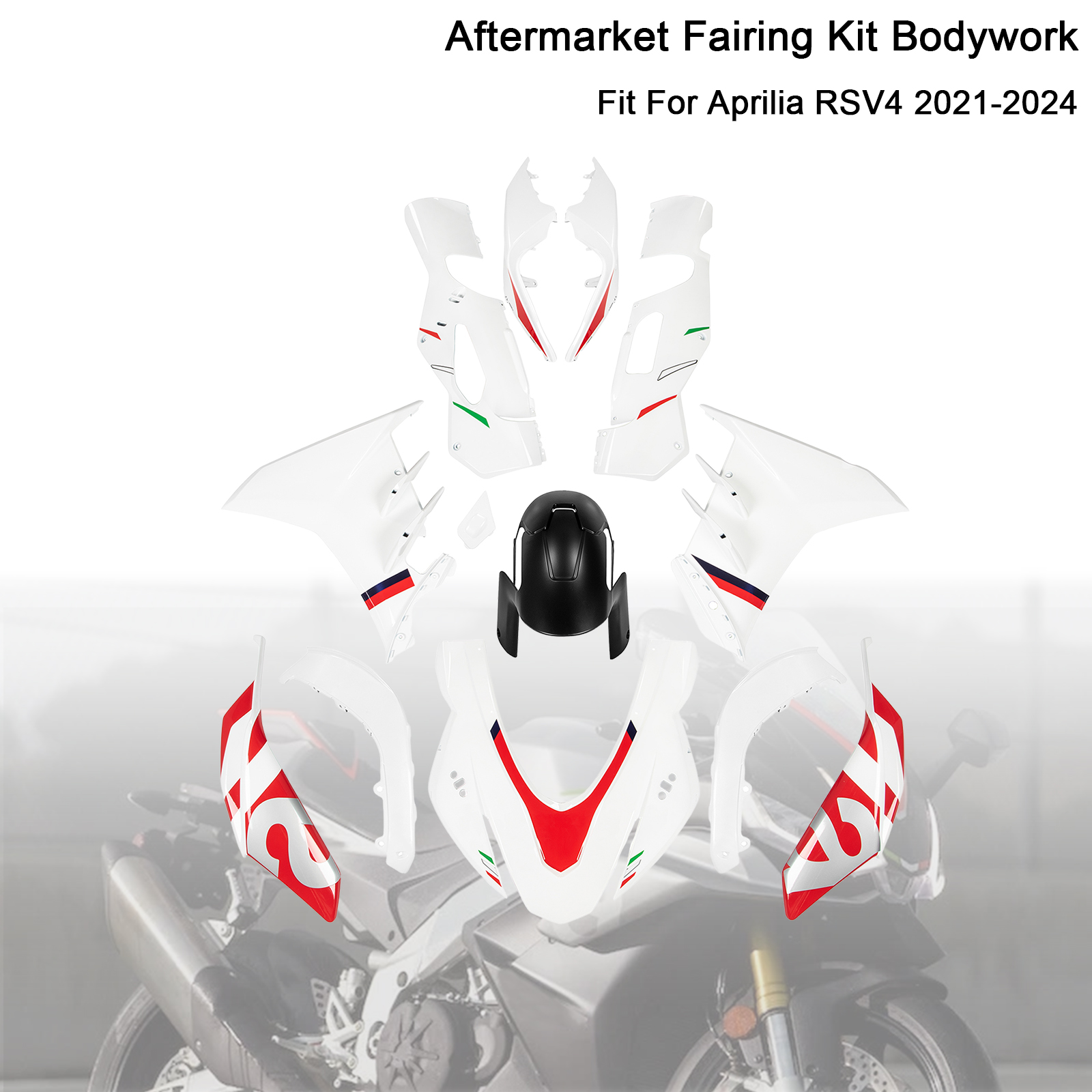 適用於 Aprilia RSV4 2021-2024 全車彩繪車殼007-極限超快感