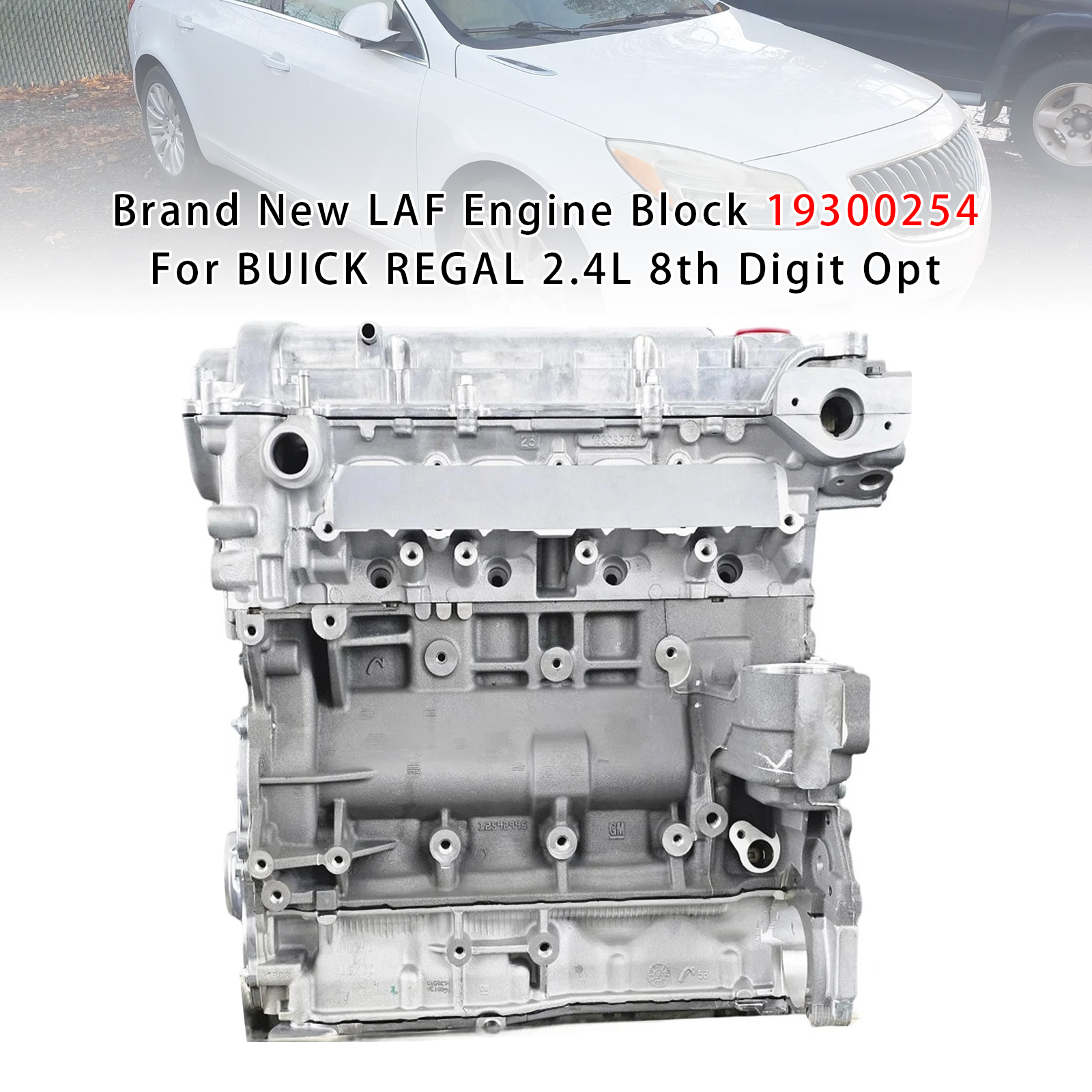 全新 LAF 引擎缸體 19300254，適用於Buick Regal 2.4L 第八代選配