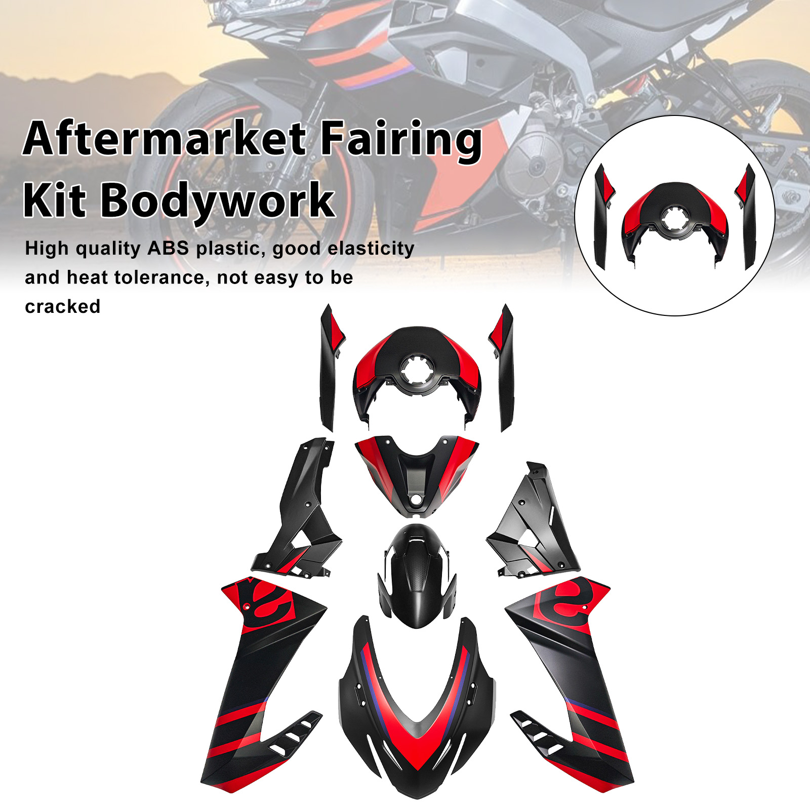 適用於 Aprilia RS 457 2024-2025 全車彩繪車殼006-極限超快感