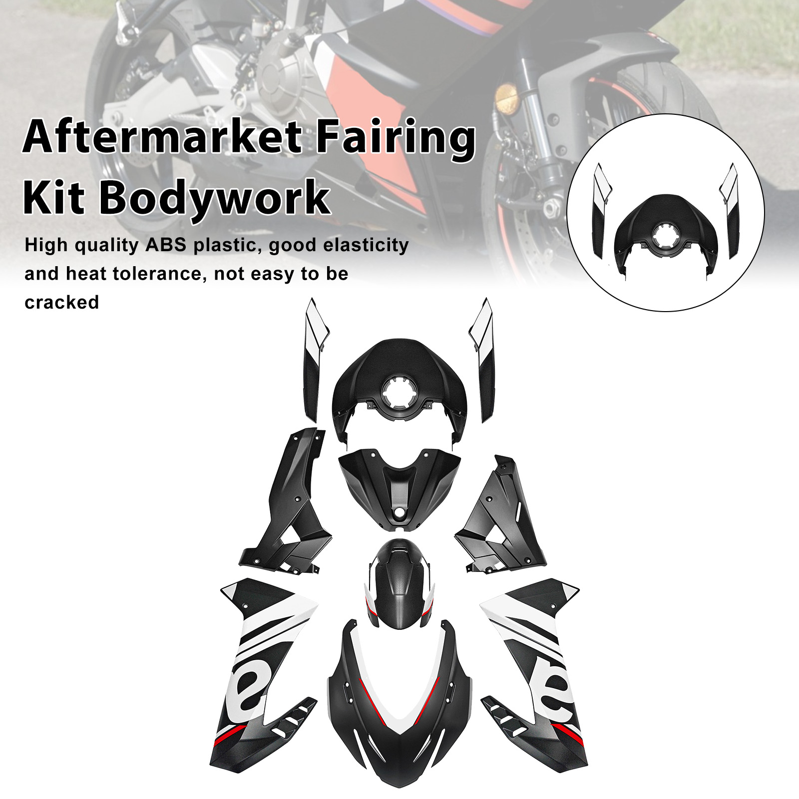 適用於 Aprilia RS 457 2024-2025 全車彩繪車殼009-極限超快感