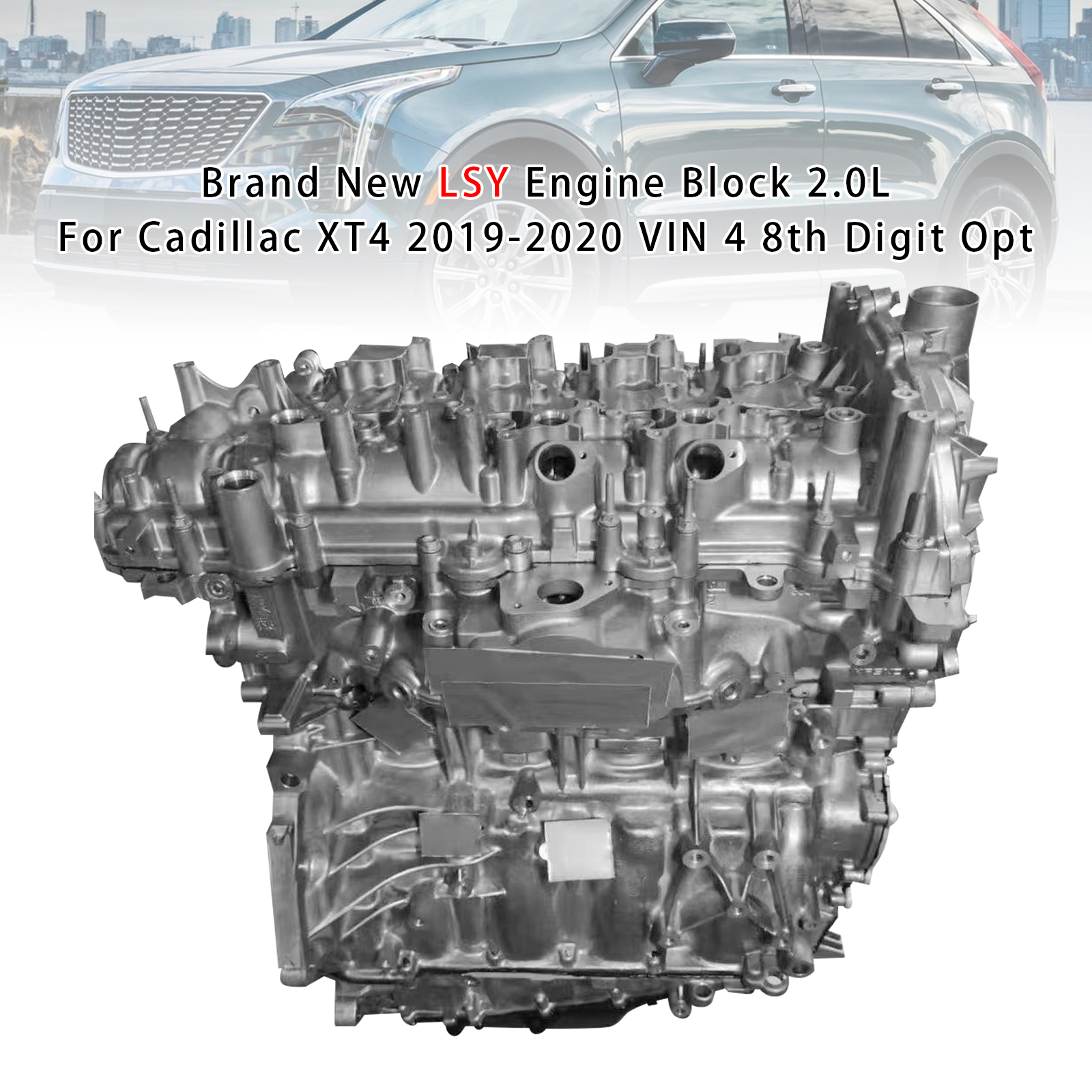 LSY引擎發動機總成2.0L VIN 4 8th Digit Opt 適用於Cadillac XT4 4521630 19-20