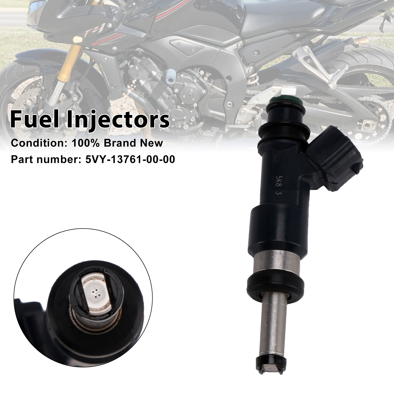 適用於 Yamaha YZF-R1 2004-2006 FZ1 5VY-13761-00-00 噴油嘴-極限超快感