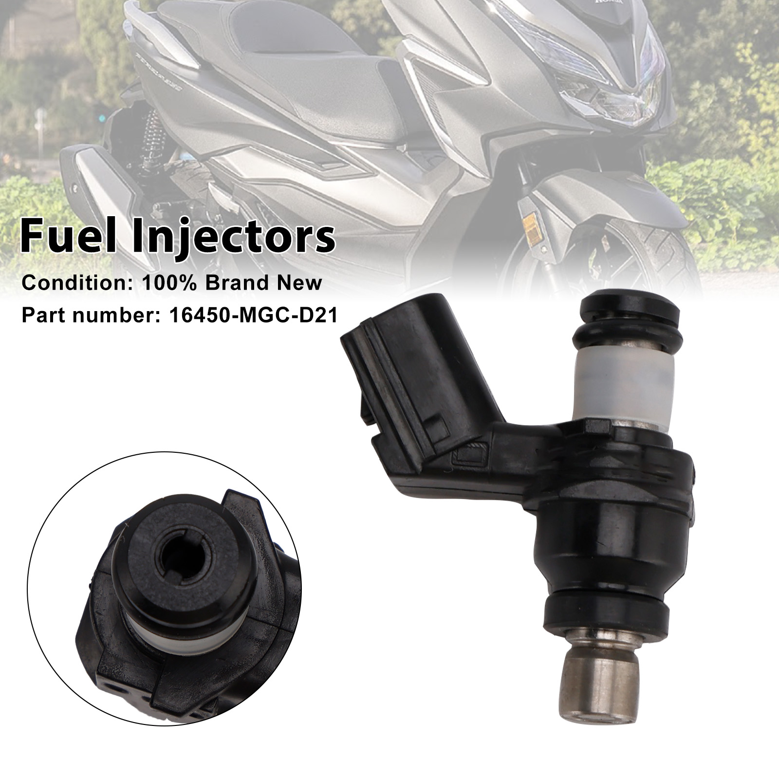 適用於 Honda CB1100 2013-2017 NSS300 Forza 300 16450-MGC-D21噴油嘴