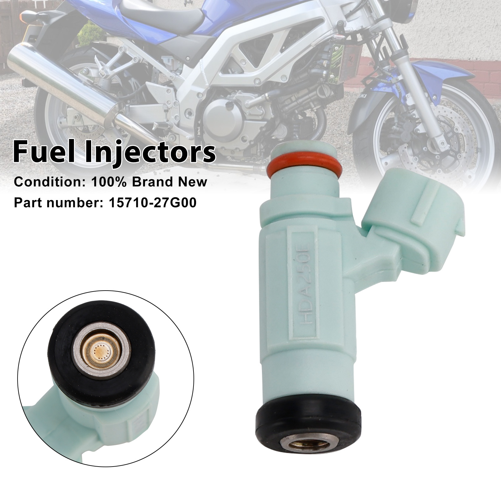 適用於 Suzuki SV650 03-08 DL650 07-11 15710-27G00 噴油嘴-極限超快感