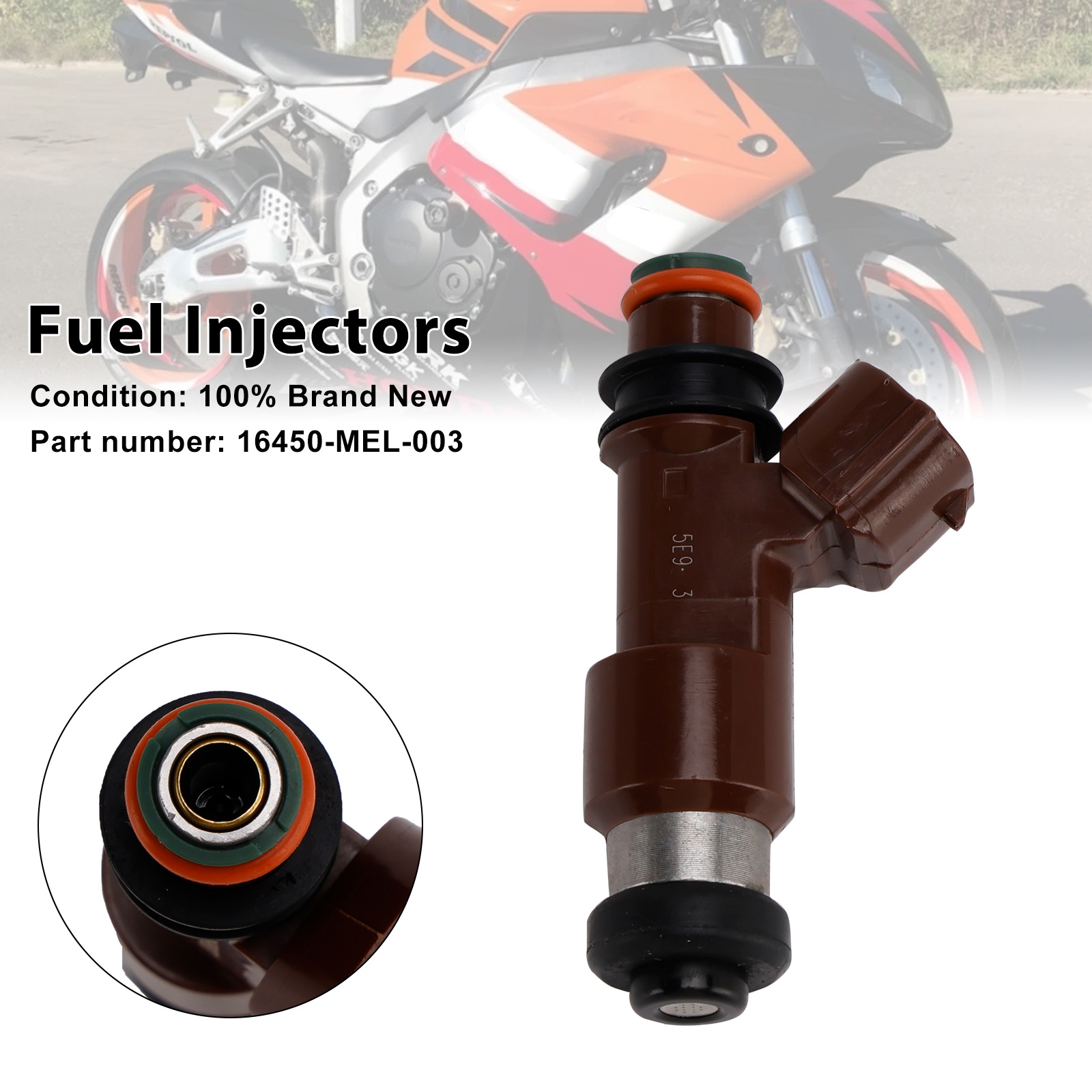 適用於 Honda CBR1000RR VFR800 VFR800F CB1300 16450-MEL-003 噴油嘴