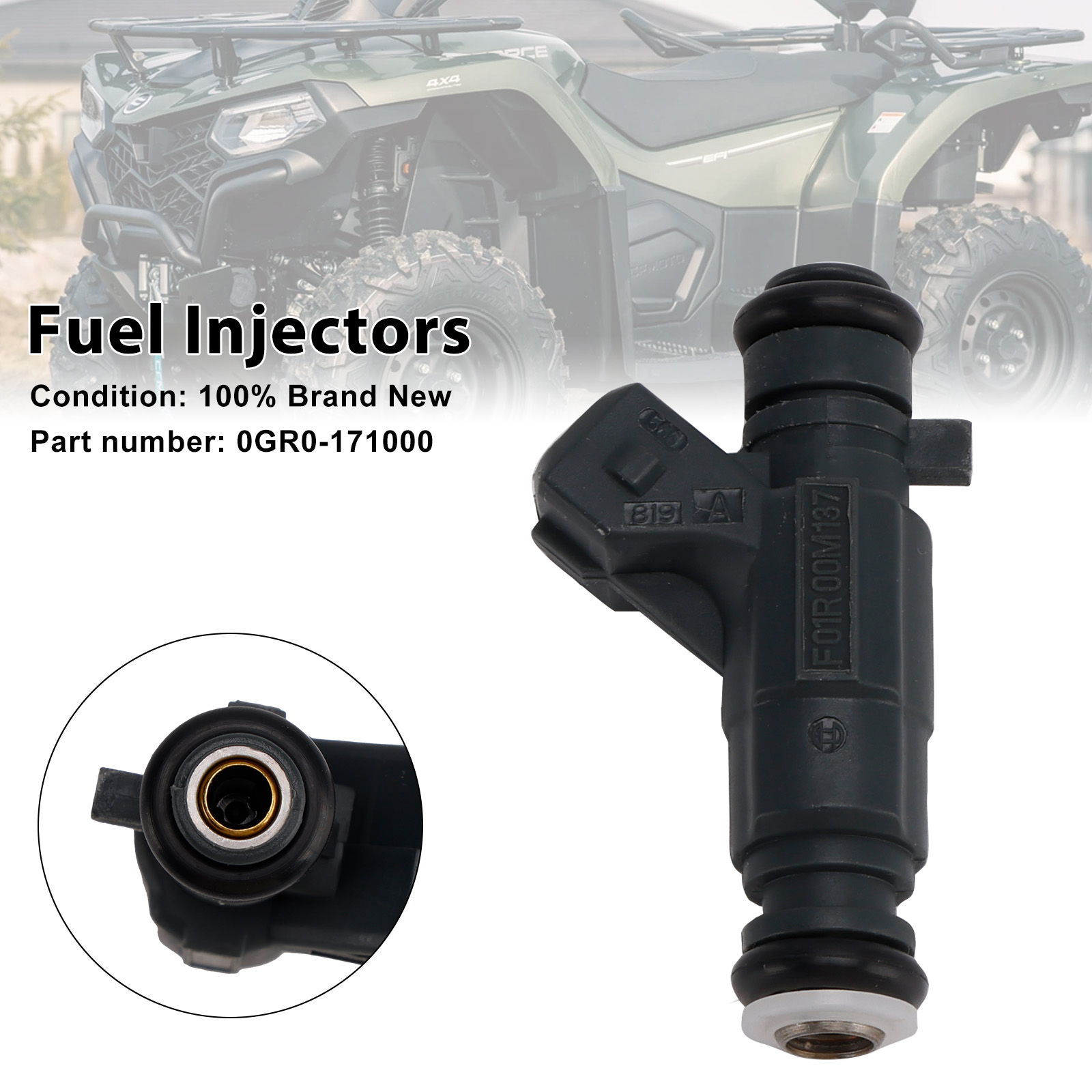 適用於CF-Moto CFORCE 400 500 ZFORCE UFORCE CF500 0GR0-171000噴油嘴