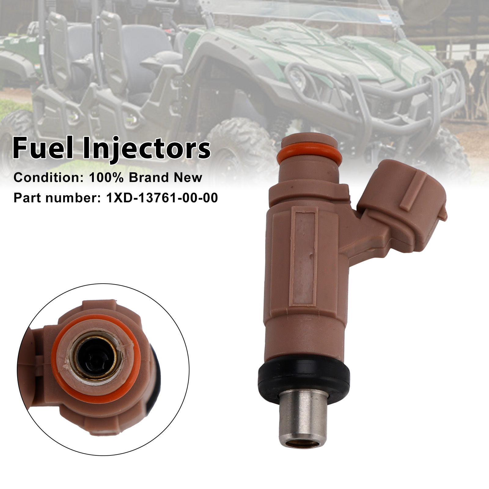 適用於 Yamaha GRIZZLY 700 VIKING KODIAK 1XD-13761-00-00 噴油嘴