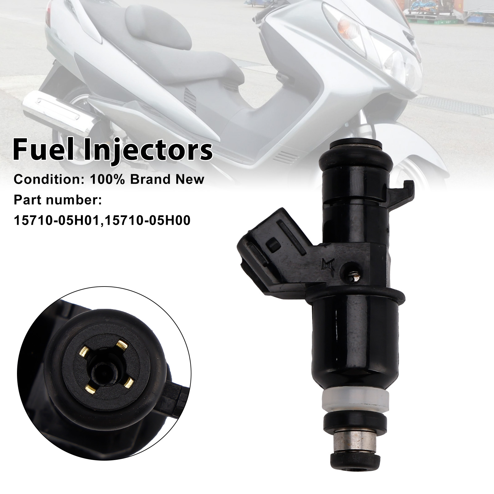 適用於 Suzuki Burgman AN400 2007-2016 15710-05H01 噴油嘴-極限超快感