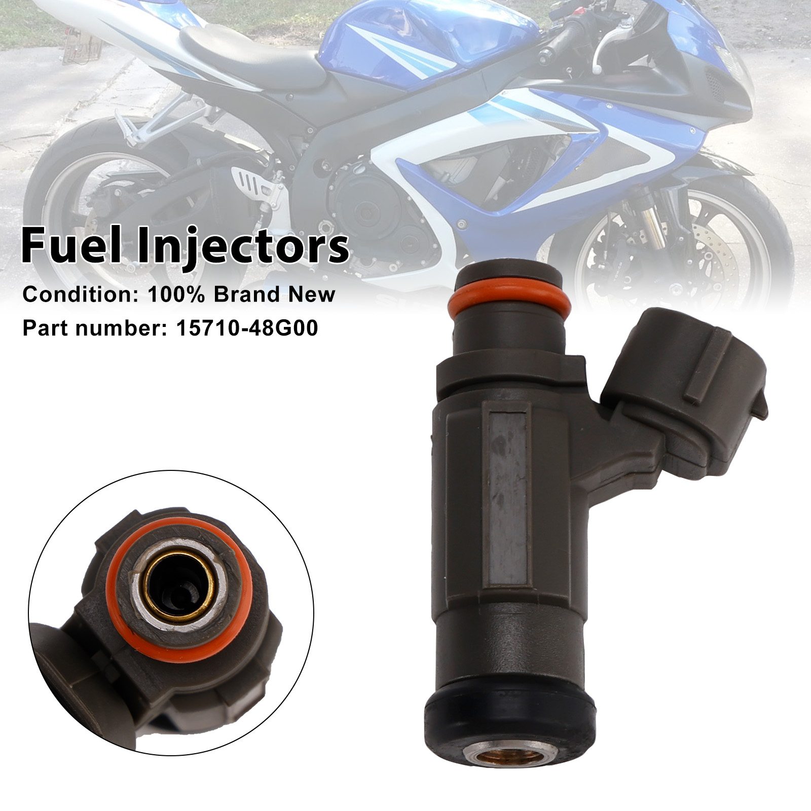 適用於 Suzuki Boulevard M109R C109R M90 GSX-R600 15710-48G00噴油嘴