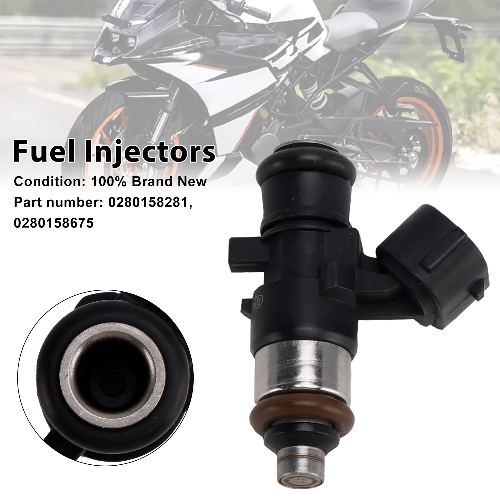 適用於 RC 125 200 125i 16-22 DUKE 0280158281 噴油嘴-極限超快感