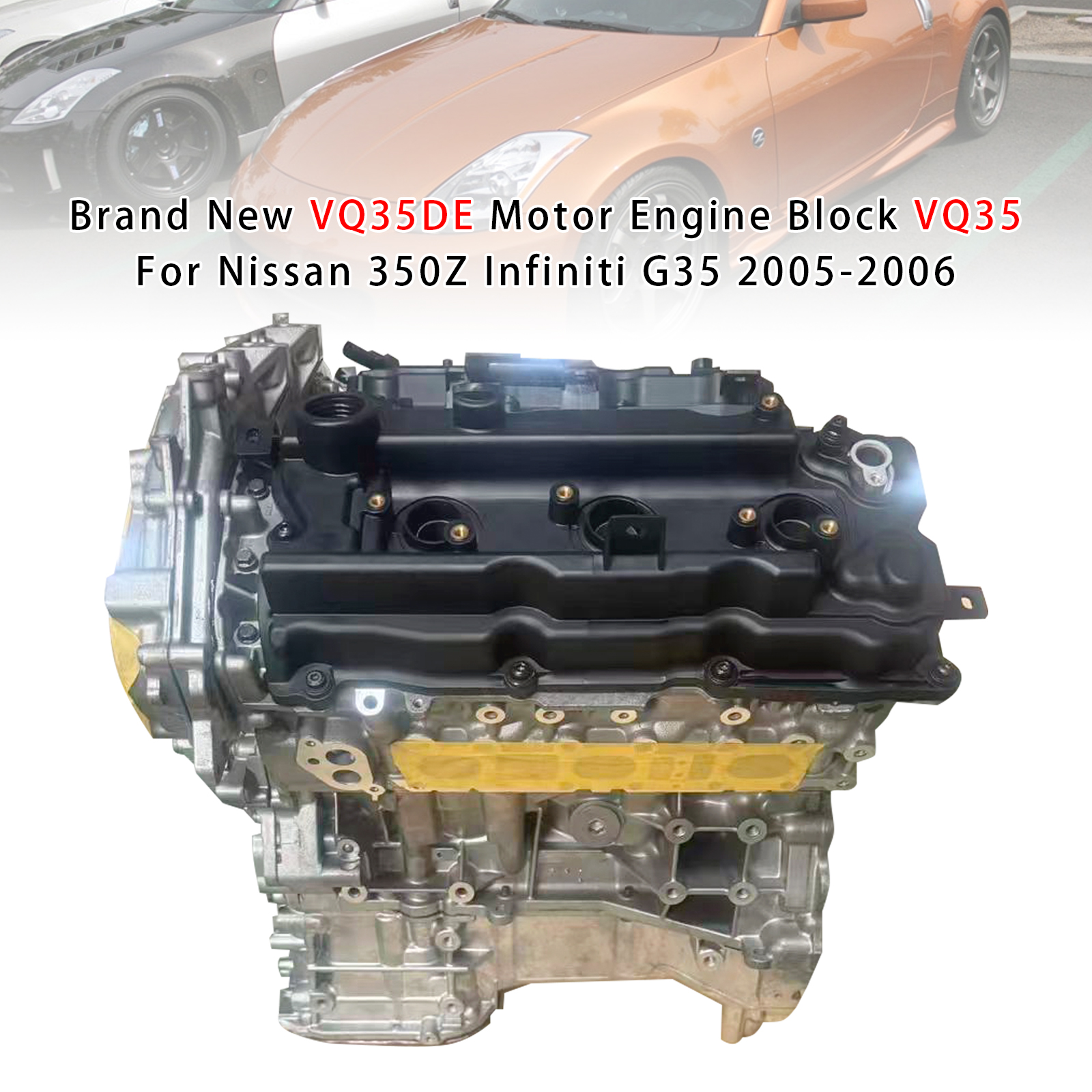 VQ35DE引擎發動機總成 適用於NISSAN 350Z 2003-2006 INFINITI G35 RWD 3.5L V6 全新