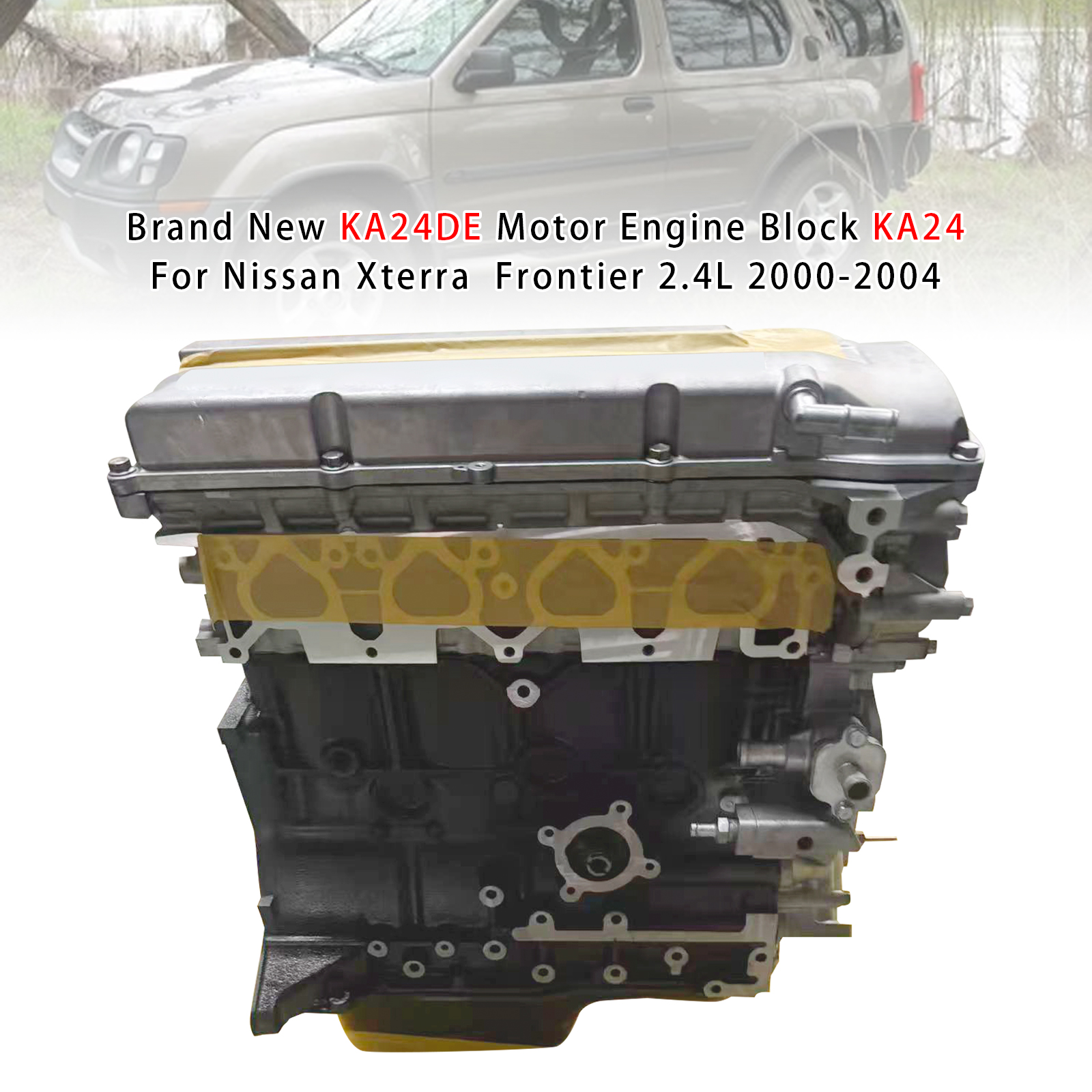 KA24DE引擎發動機總成 適用於NISSAN XTERRA 2.4L 2000-2004，FRONTIER 2.4L 1998-2004