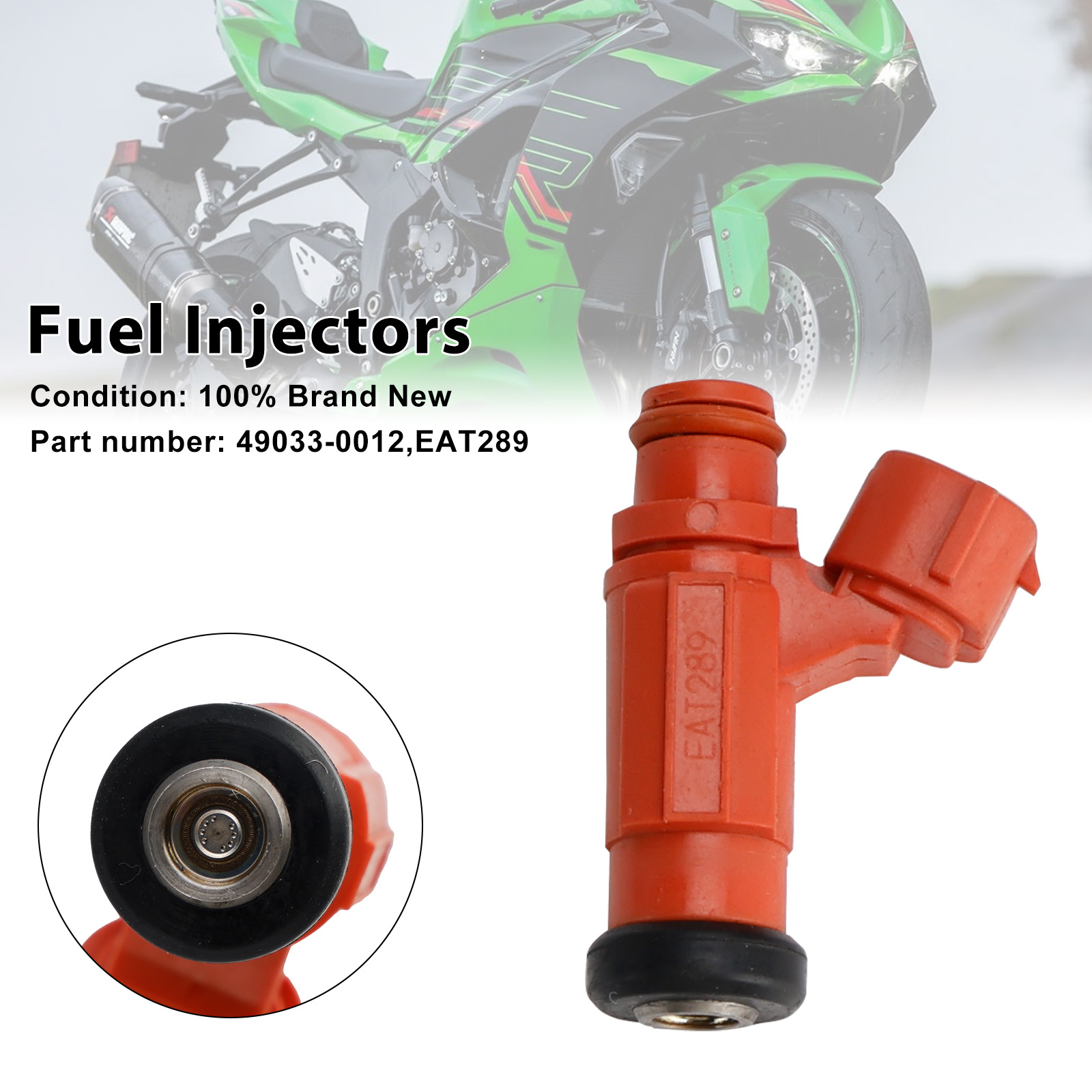 適用於 Kawasaki NINJA 1000 ZX-6R Z1000 49033-0012 EAT289 噴油嘴
