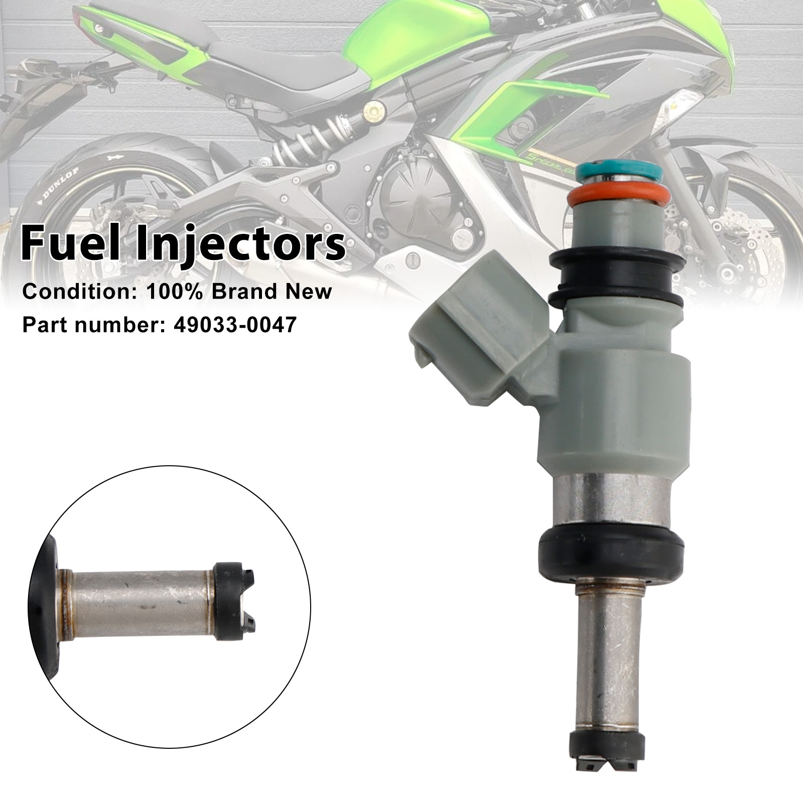 適用於 Kawasaki Ninja 400 18-24 Eliminator Z500 NINJA 500 噴油嘴