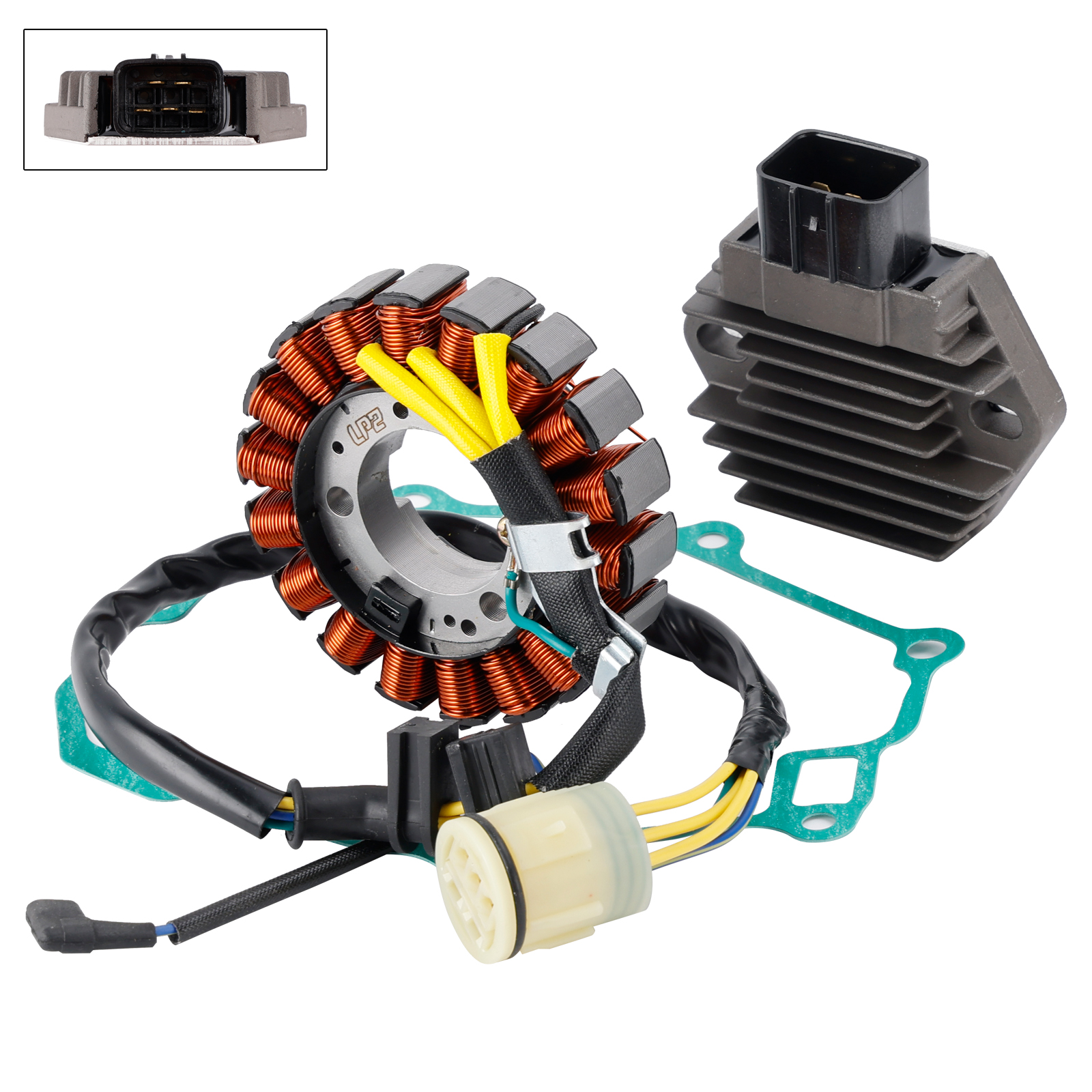 HONDA TRX350 RANCHER FE FM TE TM 2000-2006專用電盤＋整流器＋墊片-極限超快感