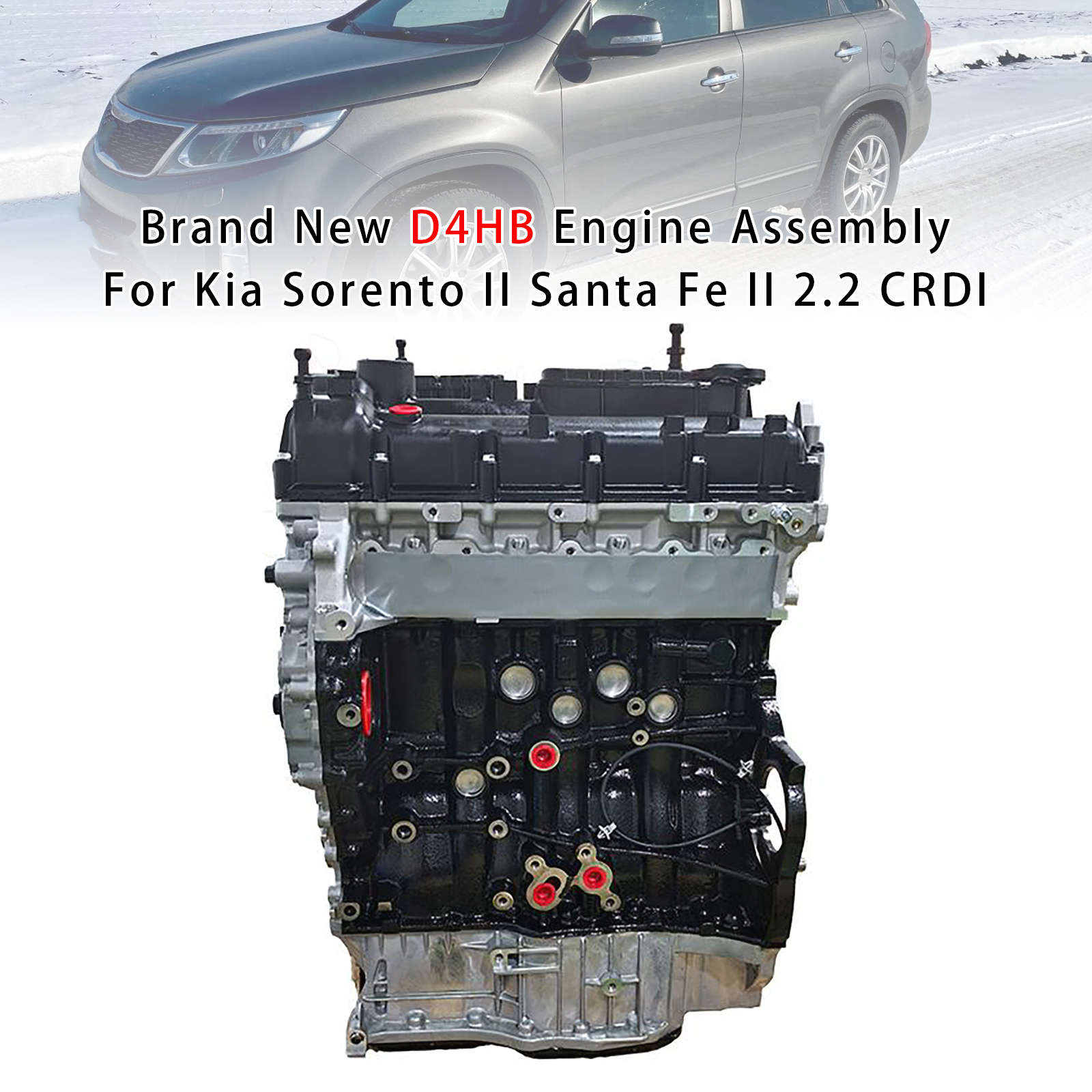 D4HB引擎發動機總成 適用於Kia Sorento II Santa Fe II 2.2 CRDI 全新